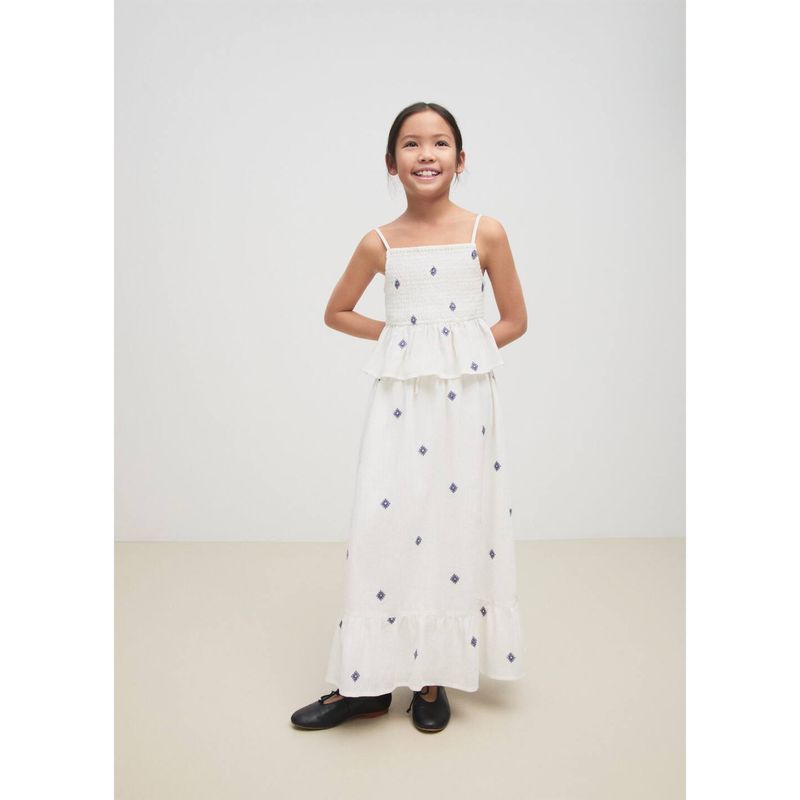 MANGO KIDS - Falda Niña Algodón Mango Kids