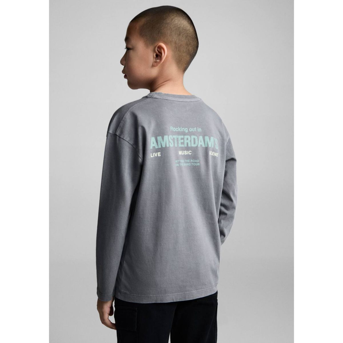 MANGO KIDS - Polo Niño Manga Larga Algodón Mango Kids