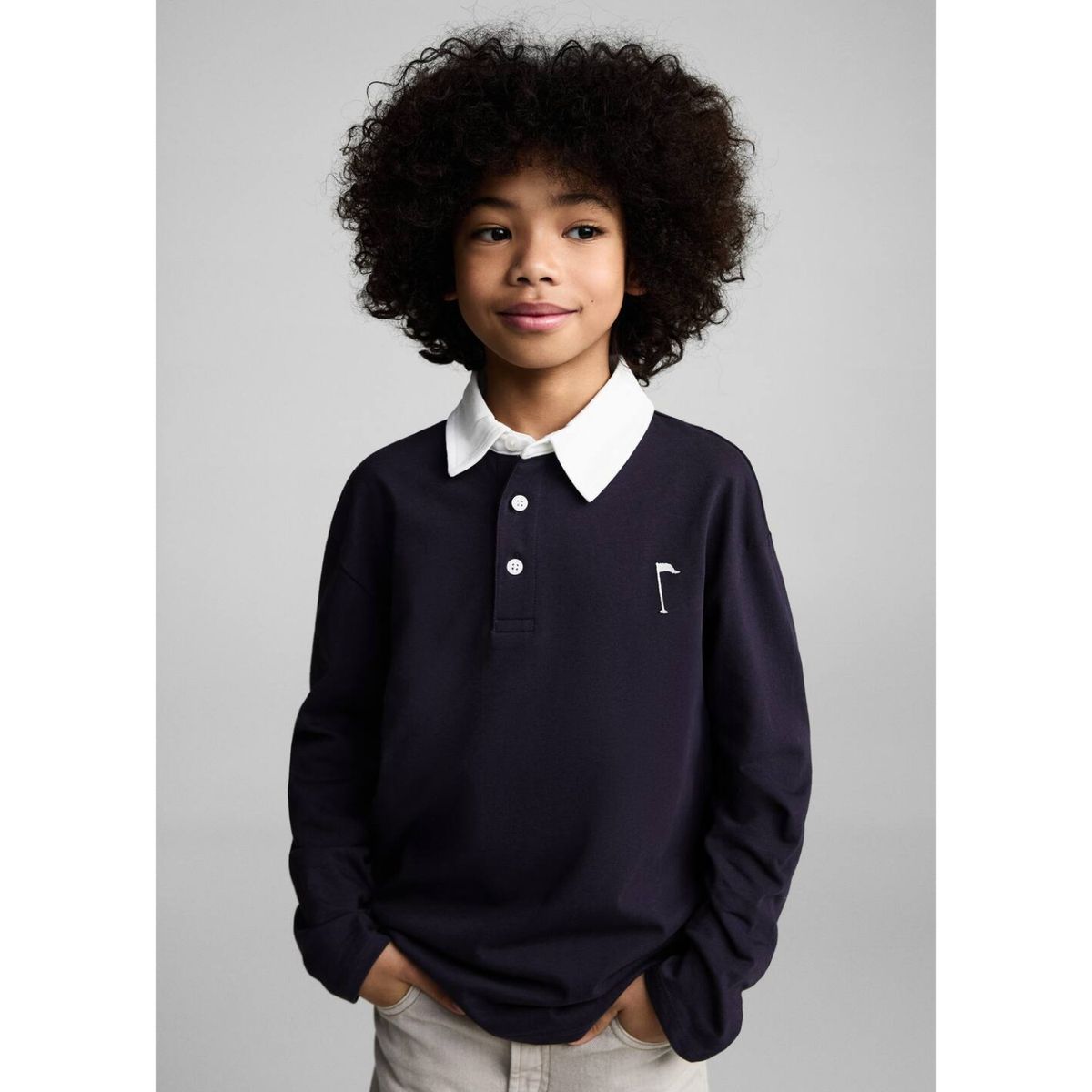 MANGO KIDS - Polo Niño Manga Corta Algodón Mango Kids