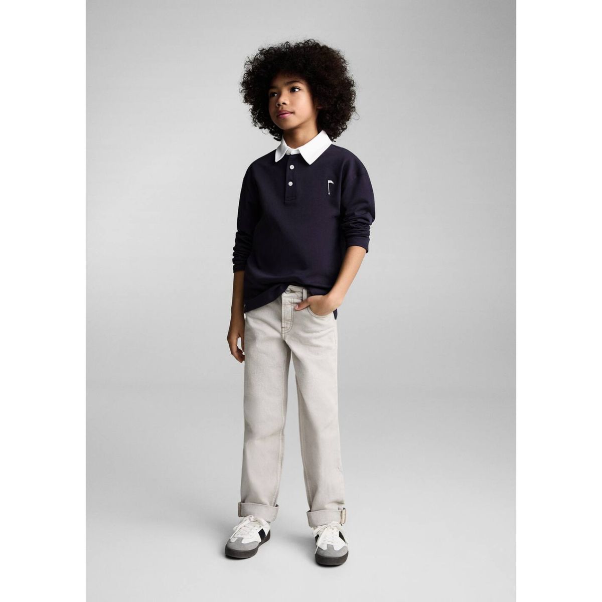 MANGO KIDS - Polo Niño Manga Corta Algodón Mango Kids