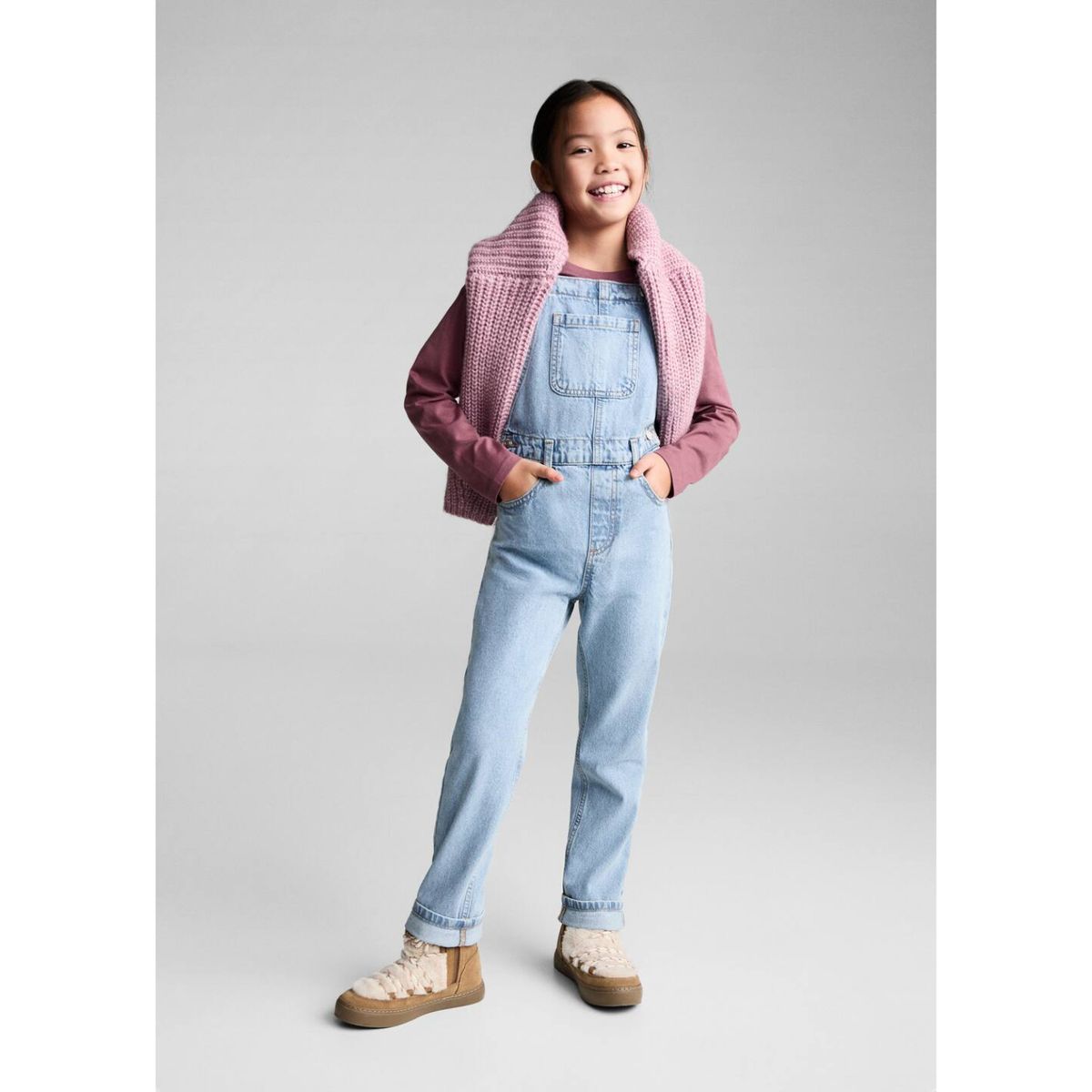 MANGO KIDS - Overol Niña Algodón Mango Kids