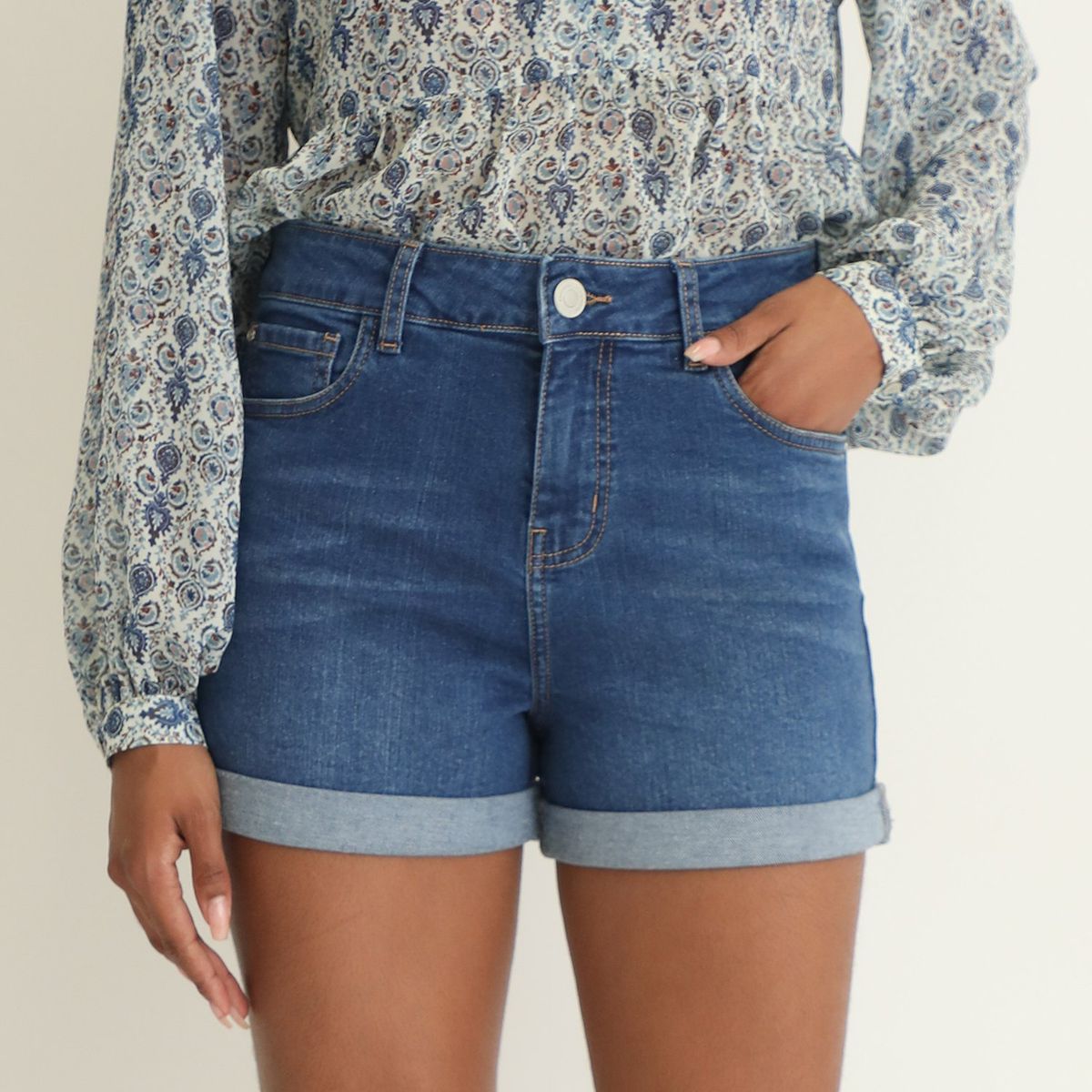 BASEMENT - Short Algodón Mujer Basement