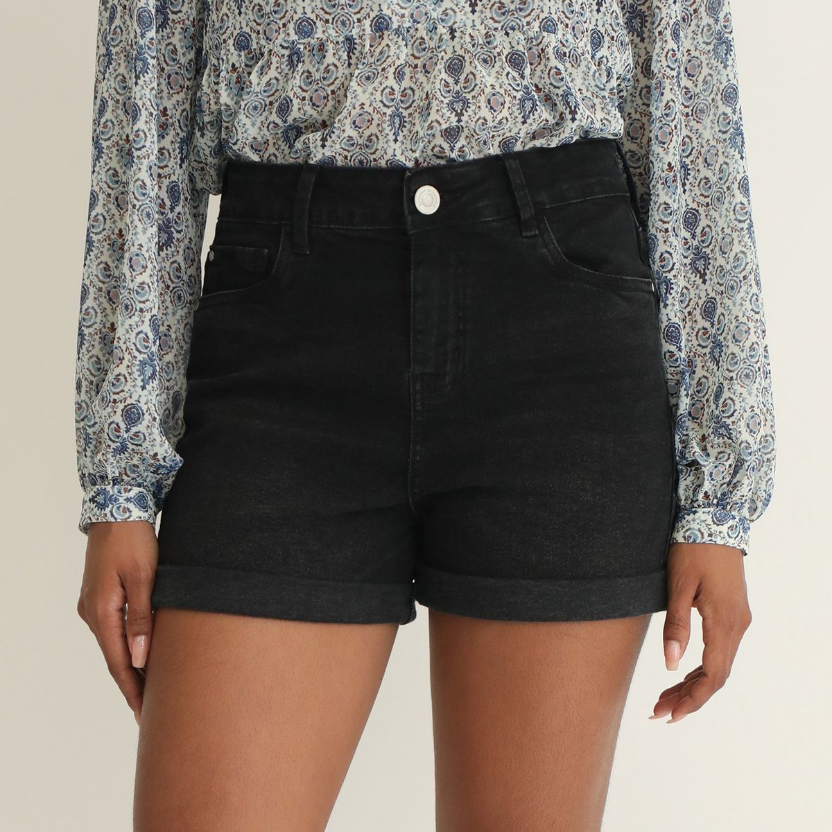 BASEMENT - Short Algodón Mujer Basement