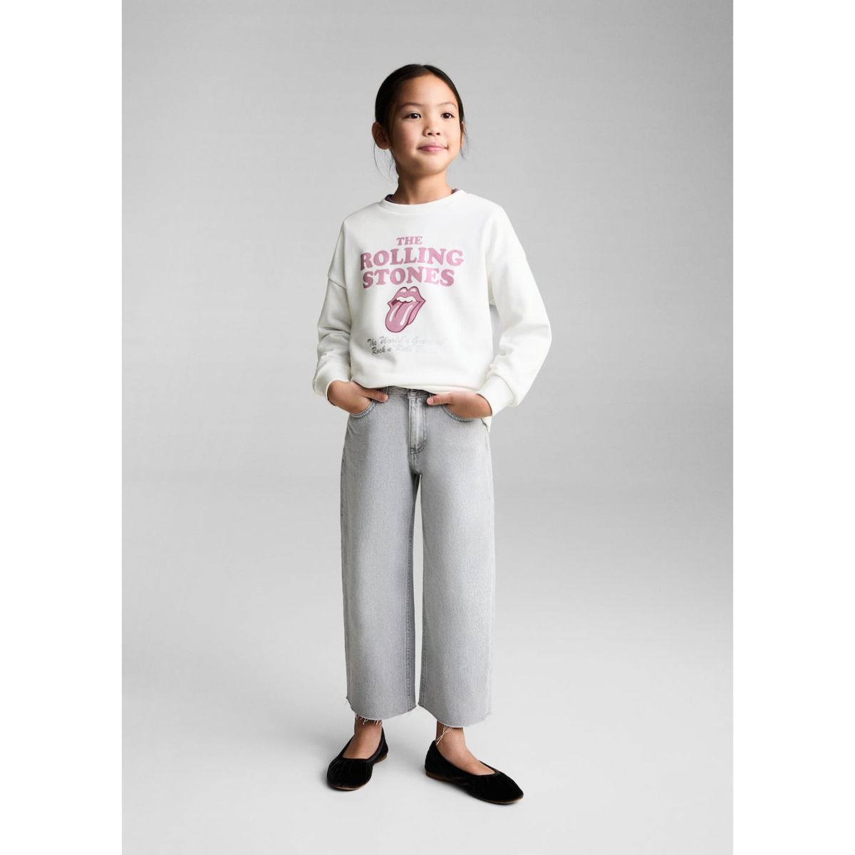 MANGO KIDS - Polera Niña Algodón Mango Kids