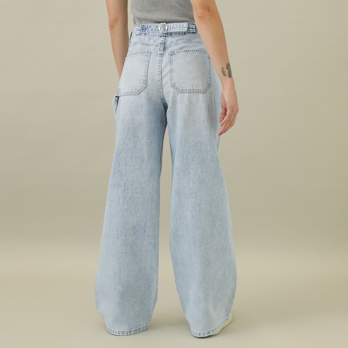 DENIMLAB - Jean Baggy 100% Algodón Mujer Denimlab