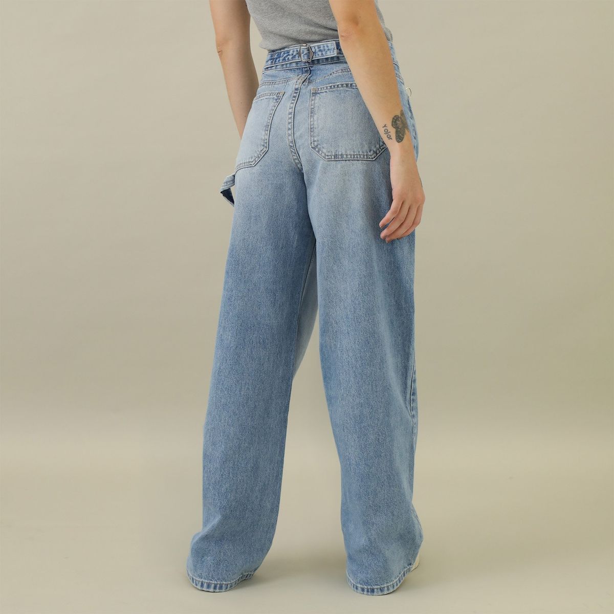DENIMLAB - Jean Baggy 100% Algodón Mujer Denimlab