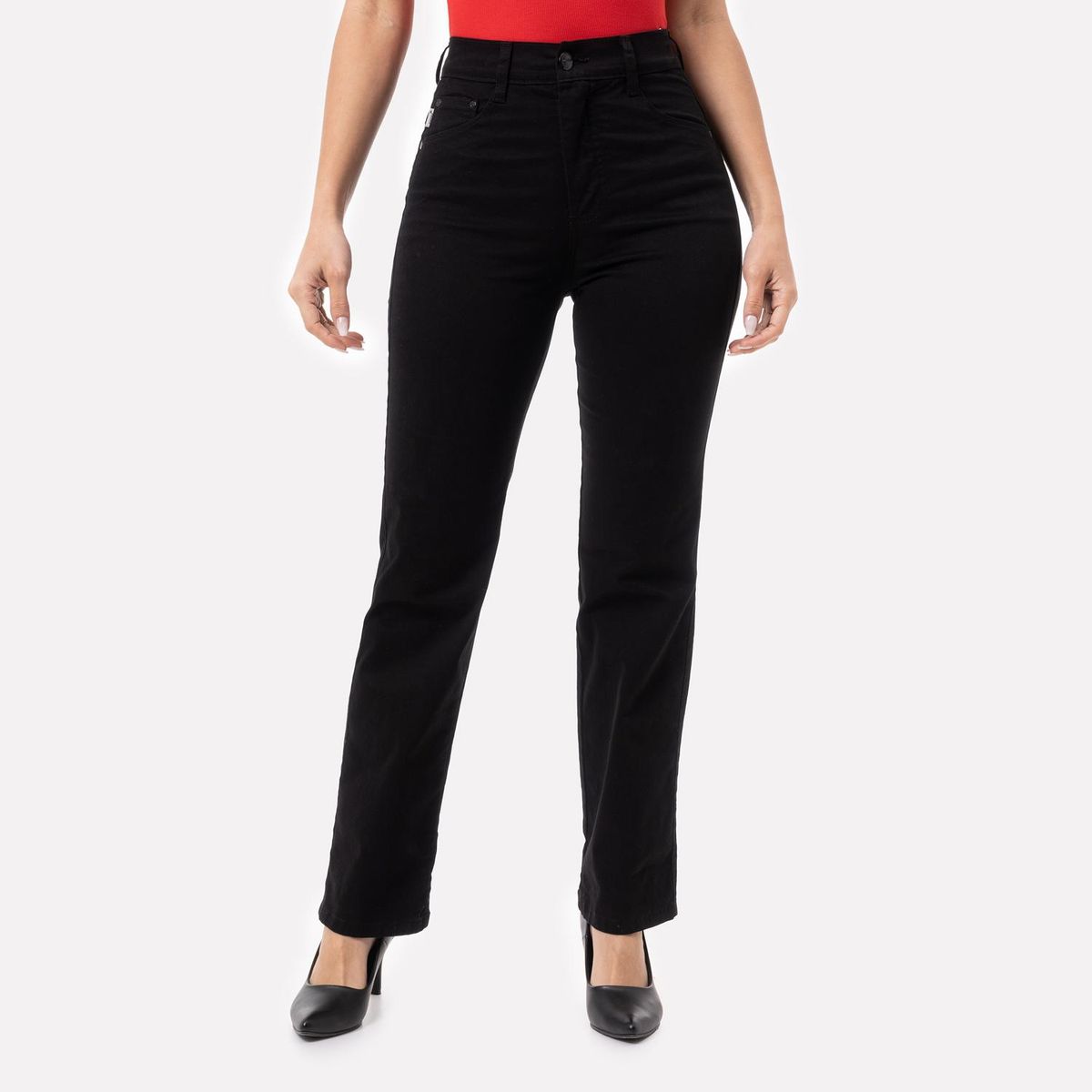 PIONIER - Pantalon Recto Algodón Mujer Pionier
