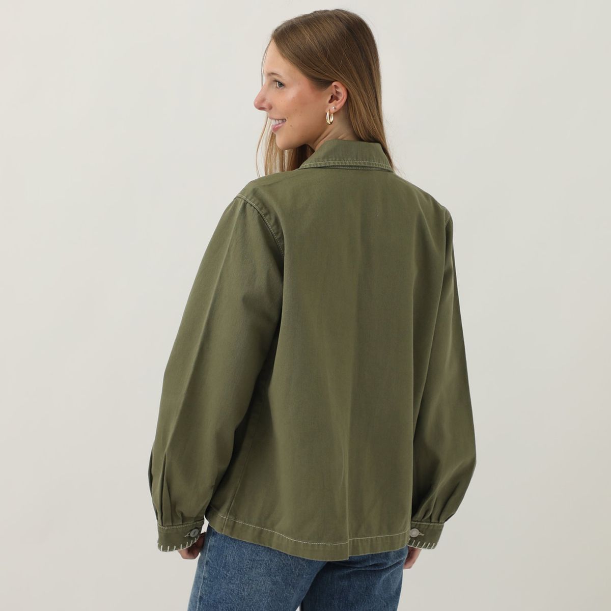 DOO AUSTRALIA - Casaca Oversize 100% Algodón Mujer Doo Australia