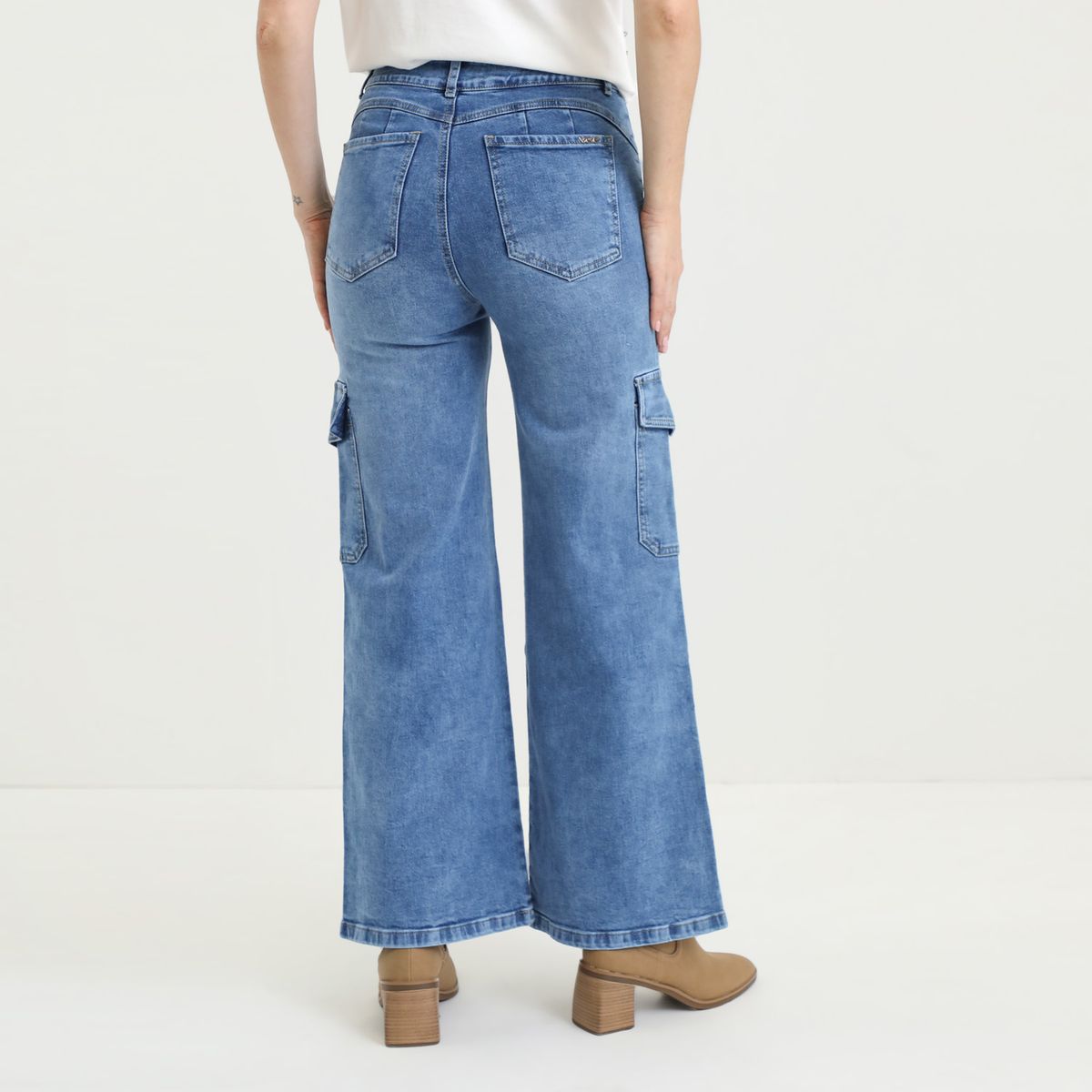 VRP BY VIVIANA RIVAS PLATA - Jean Palazzo Tiro Alto Mujer Vrp By Viviana Rivas Plata