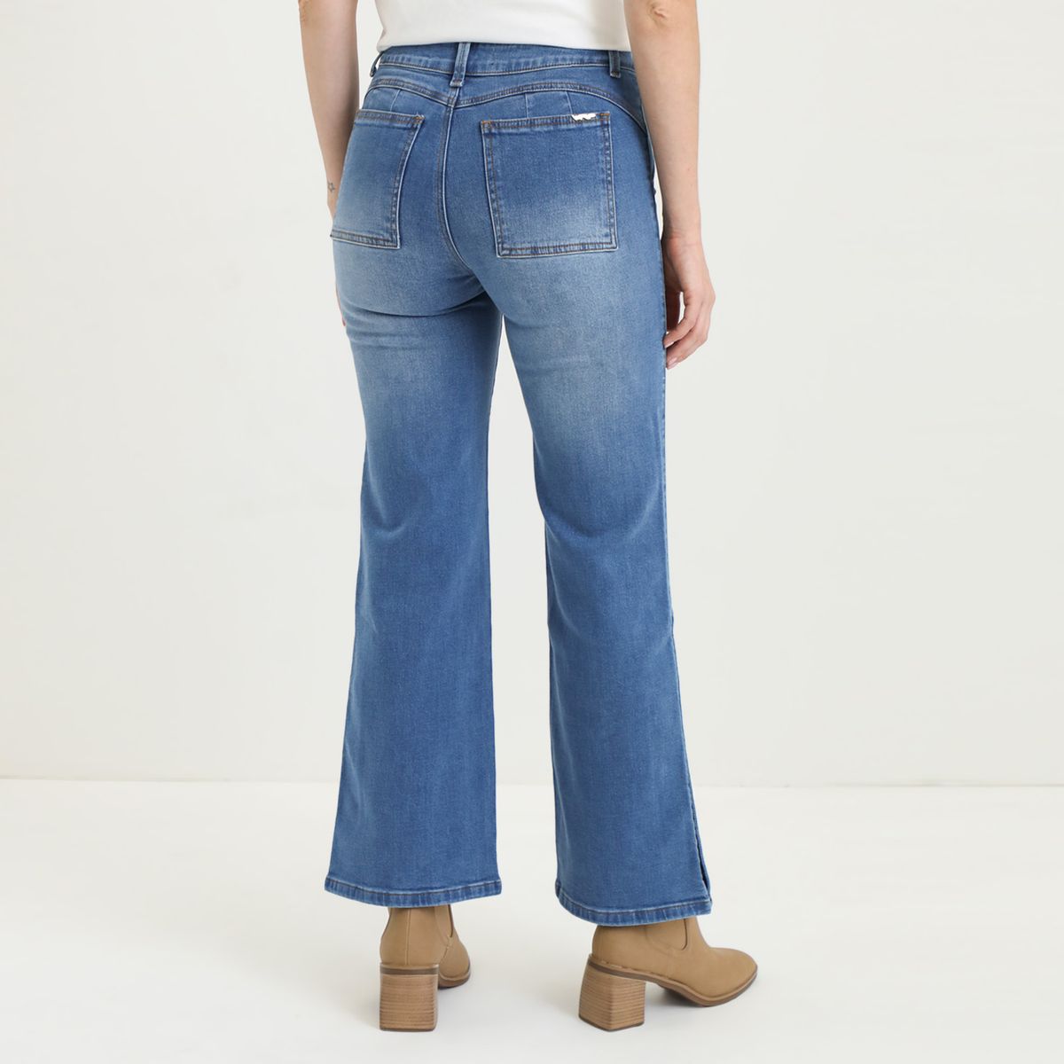 VRP BY VIVIANA RIVAS PLATA - Jean Recto Algodón Mujer Vrp By Viviana Rivas Plata