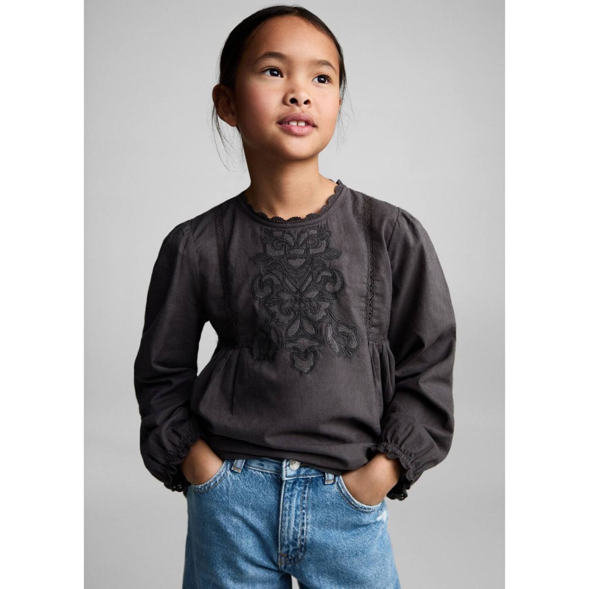 MANGO KIDS - Jean Niña Algodón Mango Kids