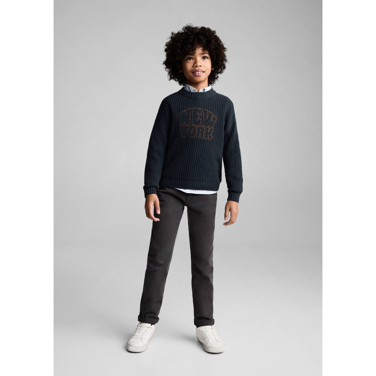 MANGO KIDS - Pantalon Niño Algodón Mango Kids