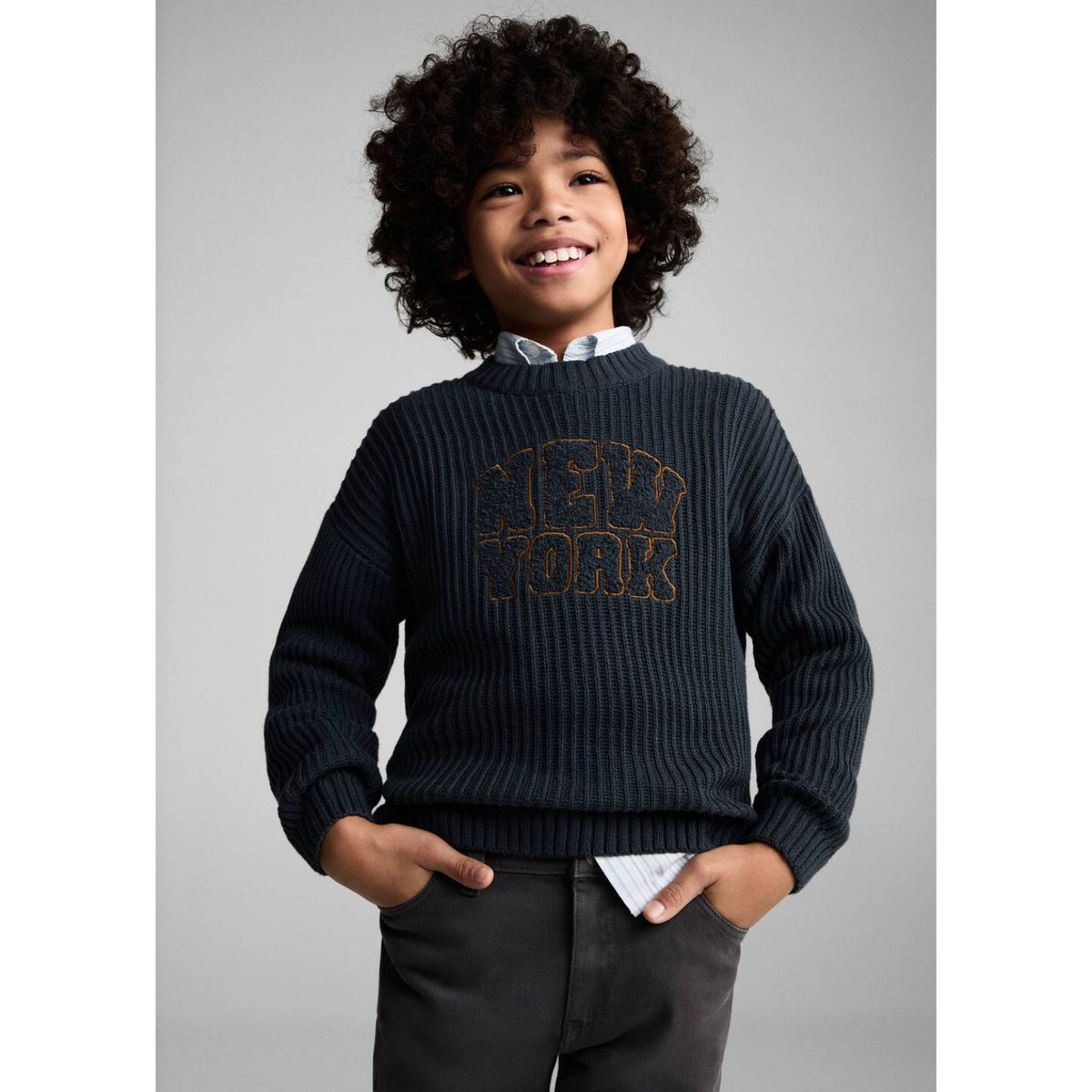 MANGO KIDS - Pantalon Niño Algodón Mango Kids