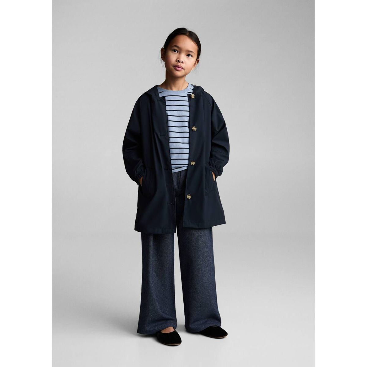 MANGO KIDS - Polo Niña Manga Larga Algodón Mango Kids