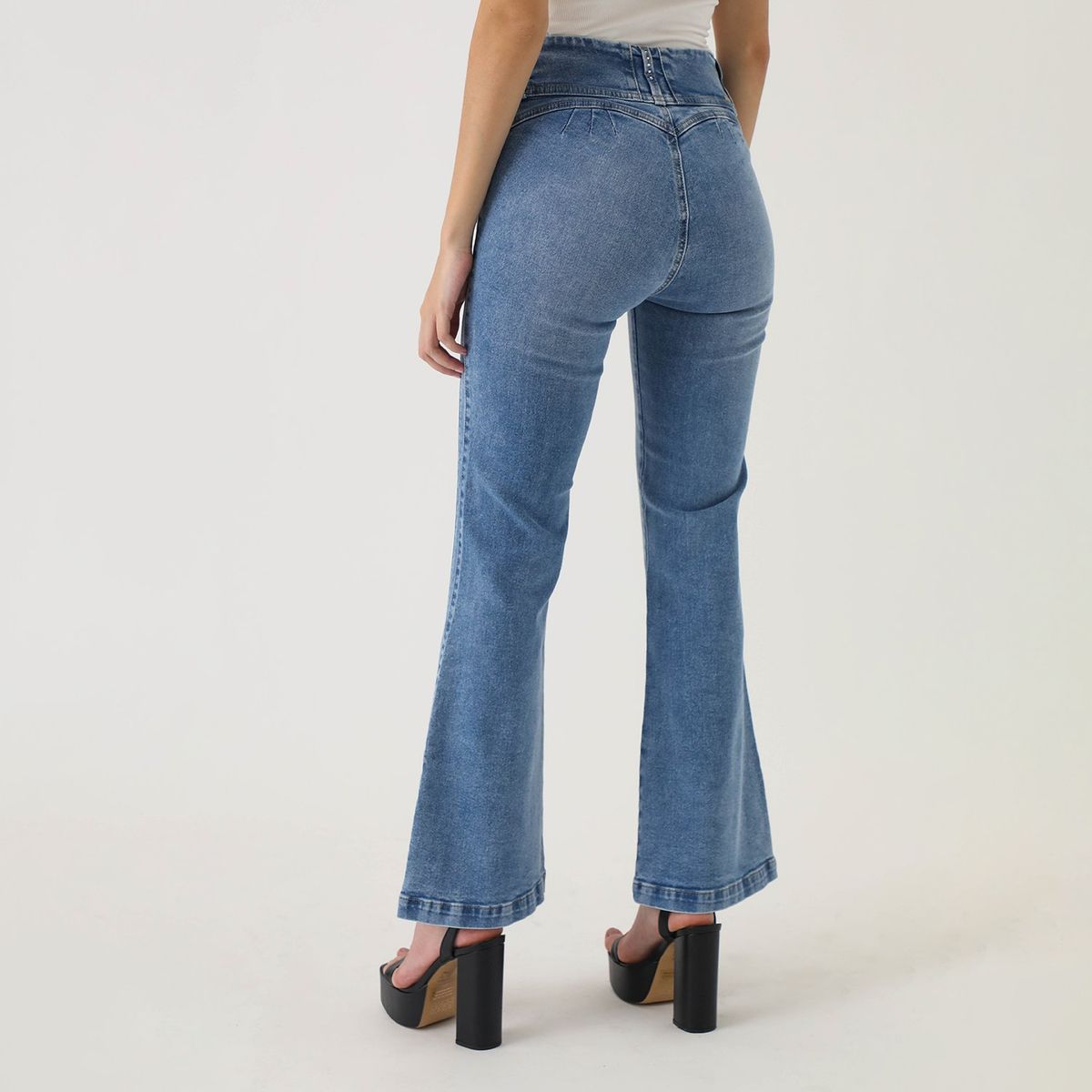MOSSIMO - Jean Flare Algodón Mujer Mossimo