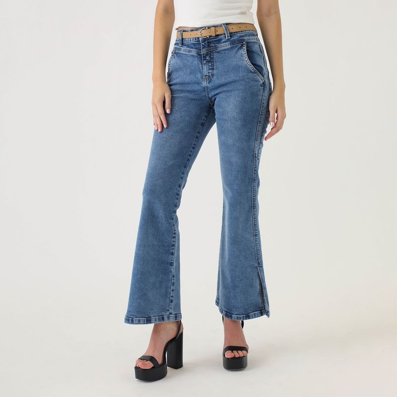 MOSSIMO - Jean Flare Algodón Mujer Mossimo
