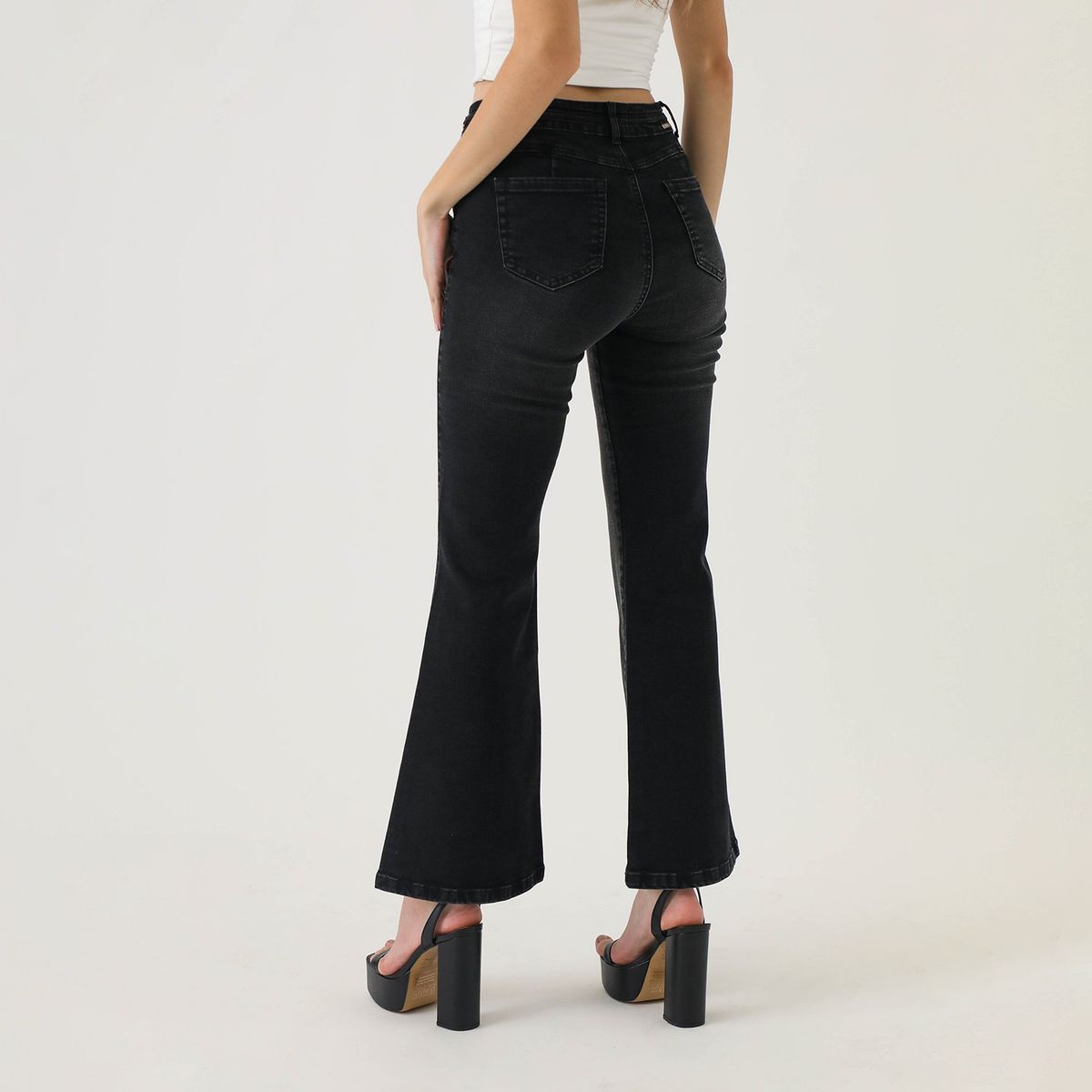 MOSSIMO - Jean Flare Algodón Mujer Mossimo