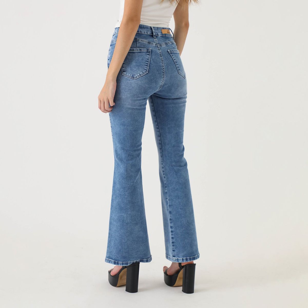 MOSSIMO - Jean Flare Algodón Mujer Mossimo
