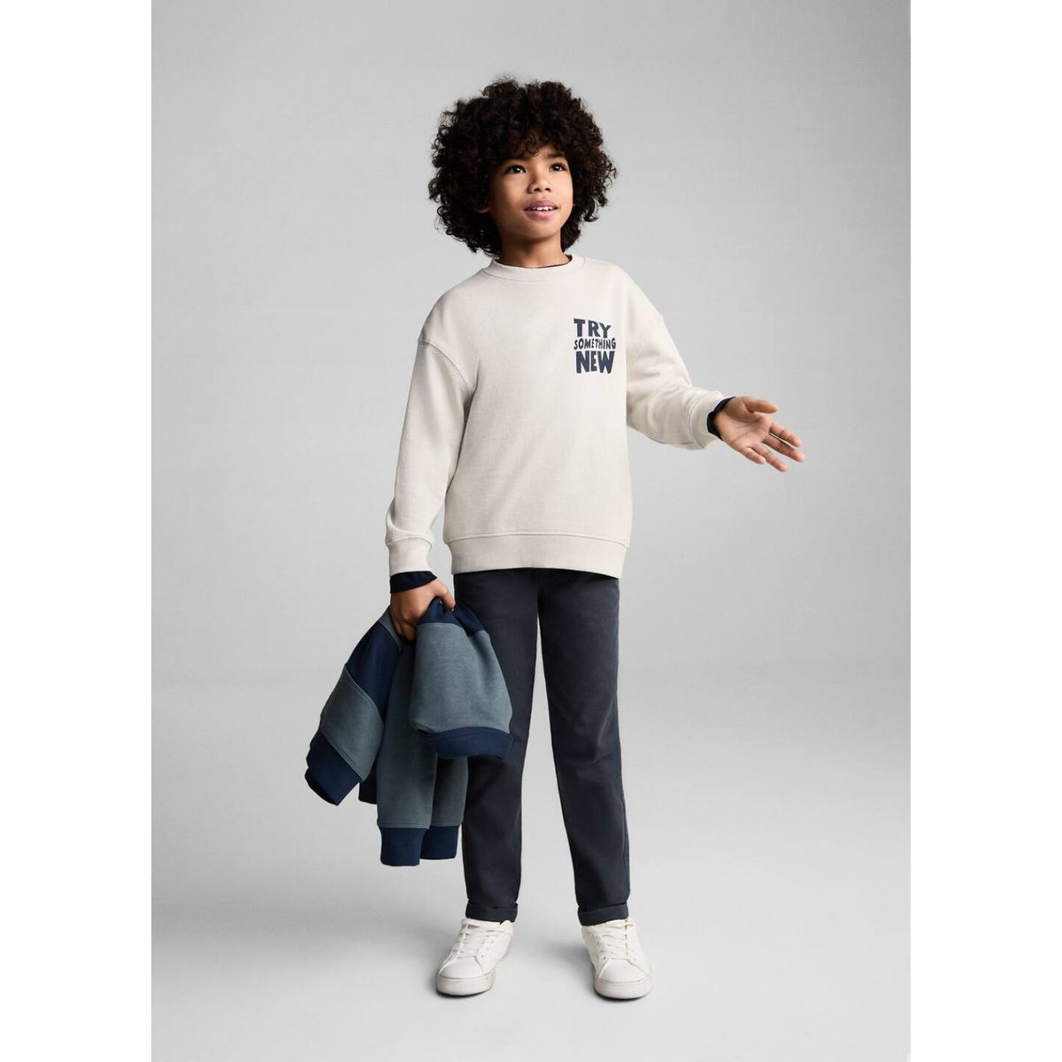 MANGO KIDS - Polera Niño Algodón Mango Kids