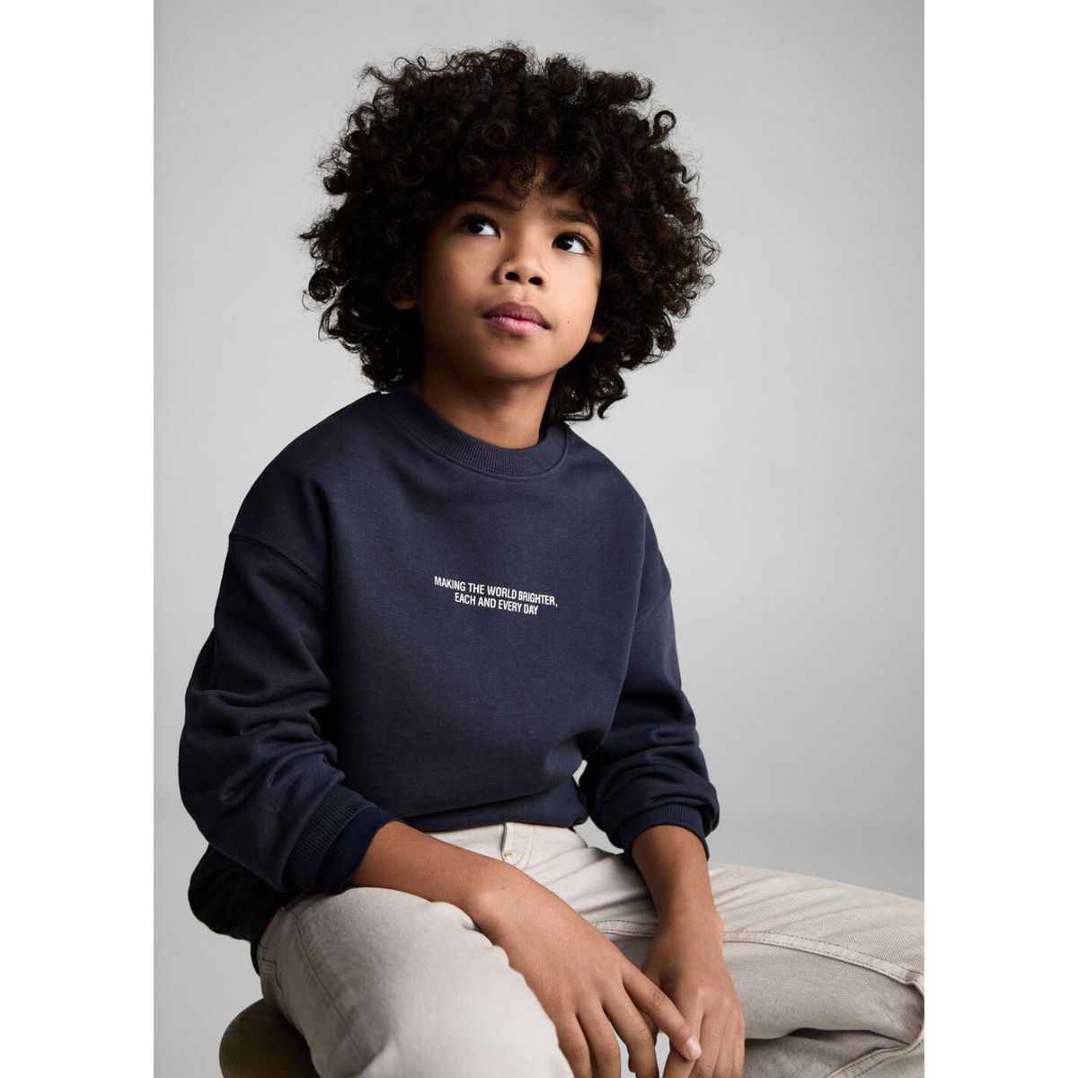 MANGO KIDS - Polera Niño Algodón Mango Kids