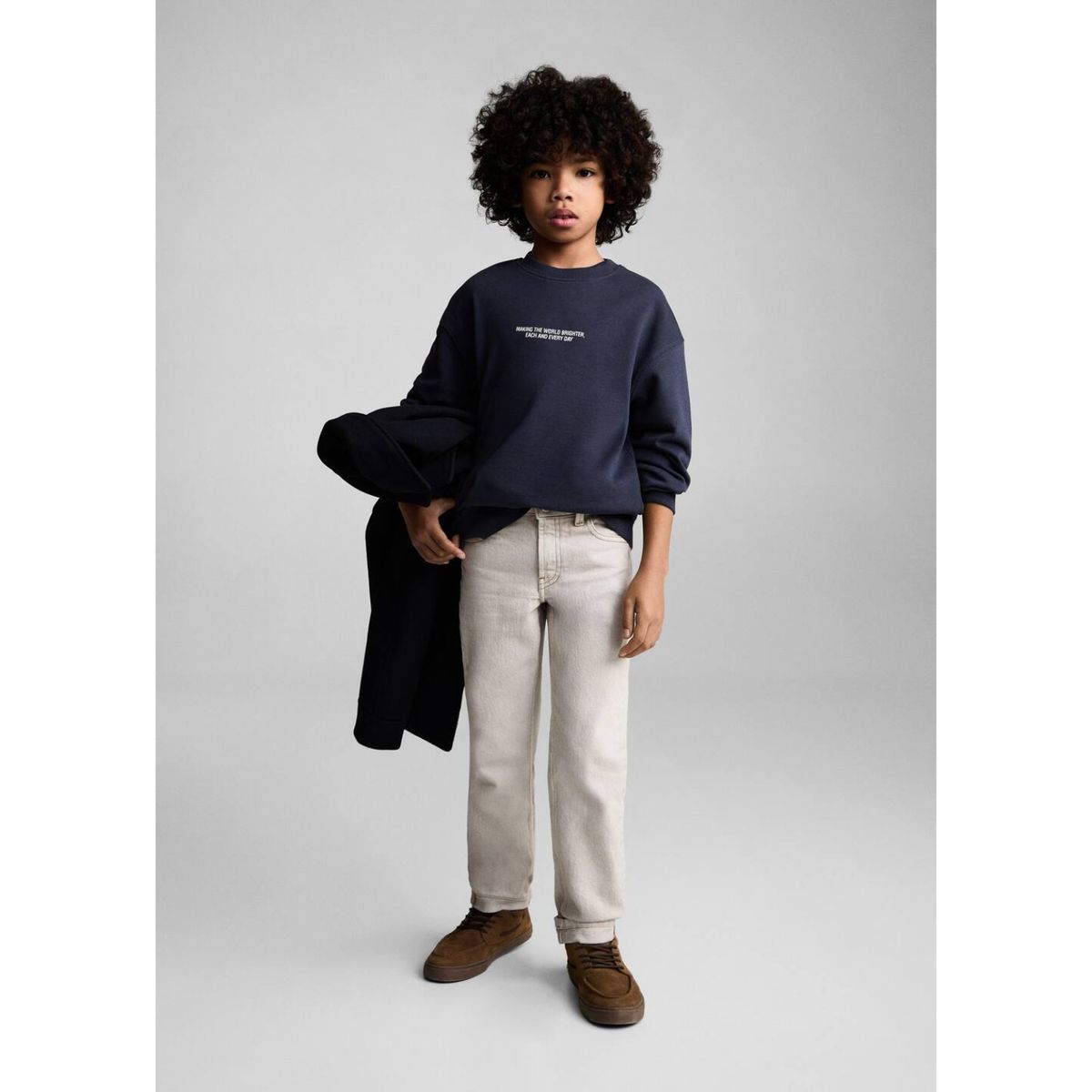 MANGO KIDS - Polera Niño Algodón Mango Kids