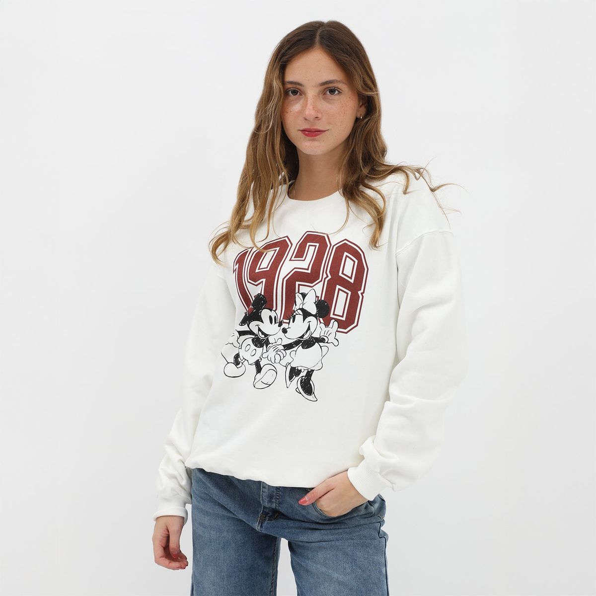 SYBILLA - Polera Disney Oversize 100% Algodón Mujer Sybilla