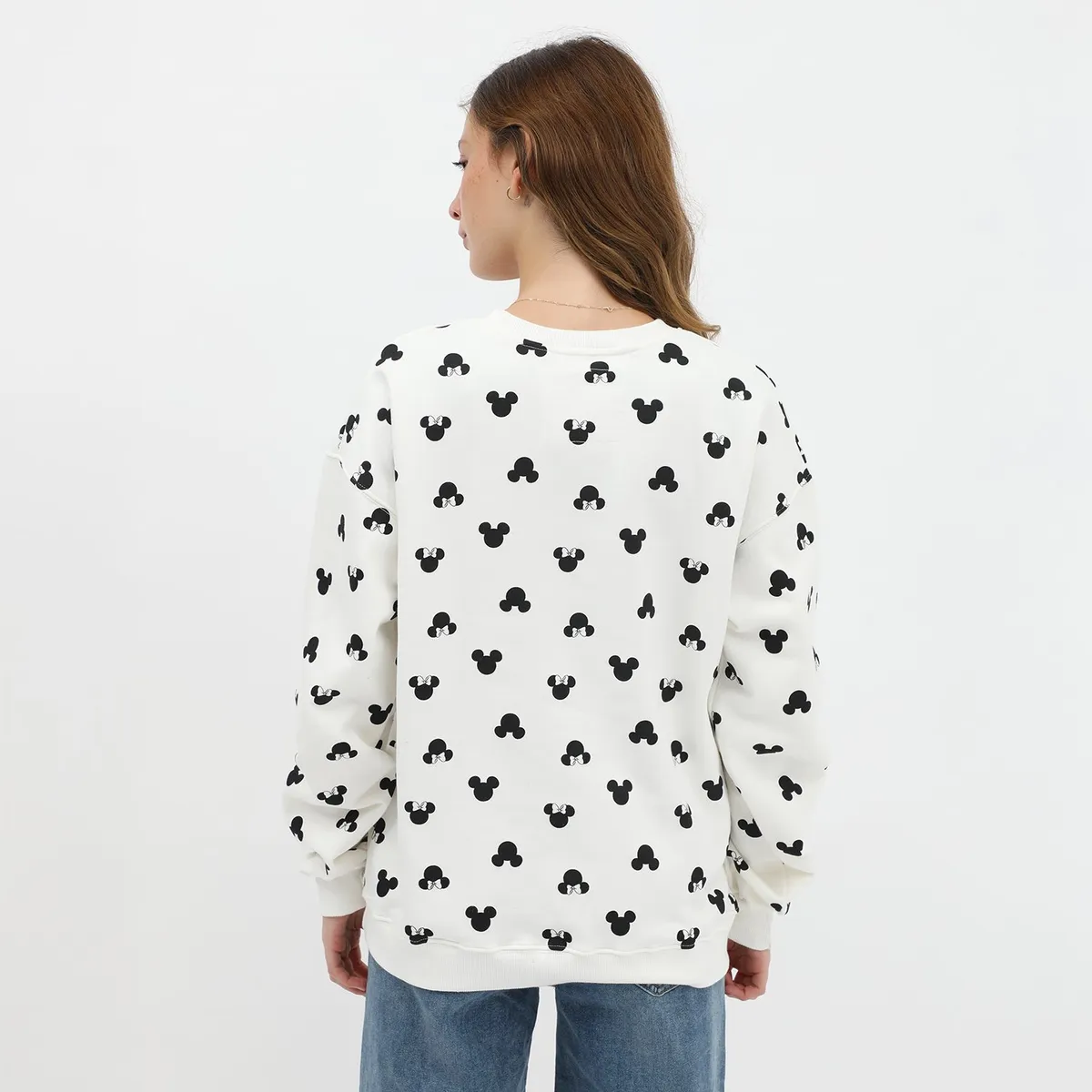 SYBILLA - Polera Disney Oversize 100% Algodón Mujer Sybilla