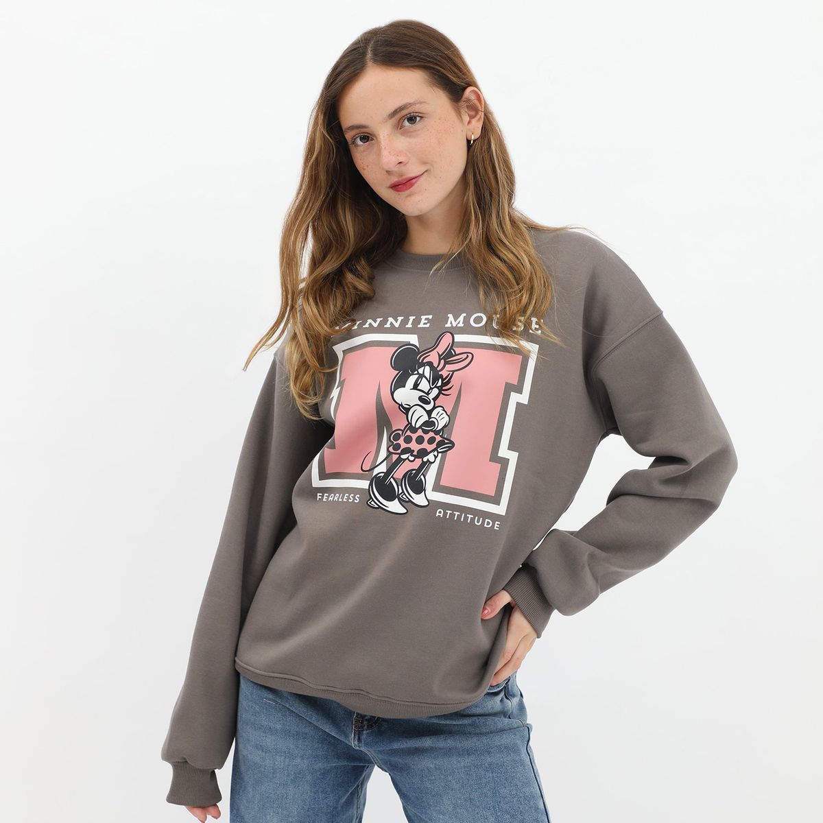 SYBILLA - Polera Disney Oversize 100% Algodón Mujer Sybilla