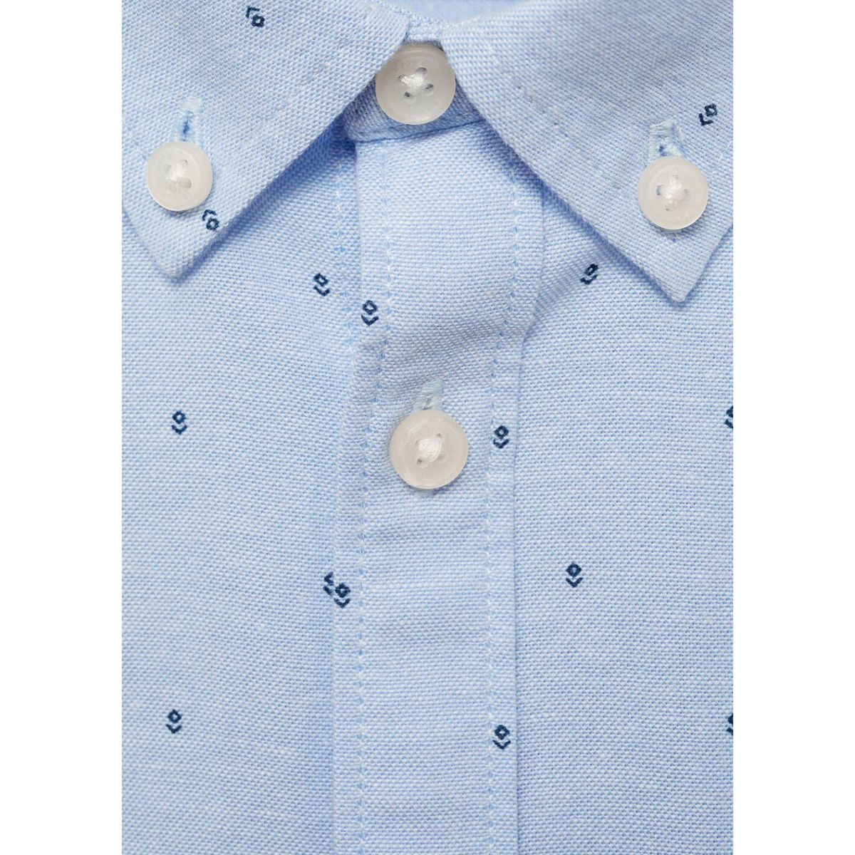 MANGO KIDS - Camisa Niño Manga Larga Algodón Mango Kids