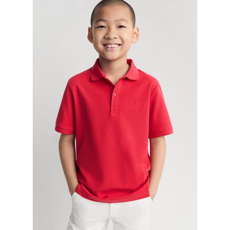 MANGO KIDS - Polo Niño Manga Corta Algodón Mango Kids