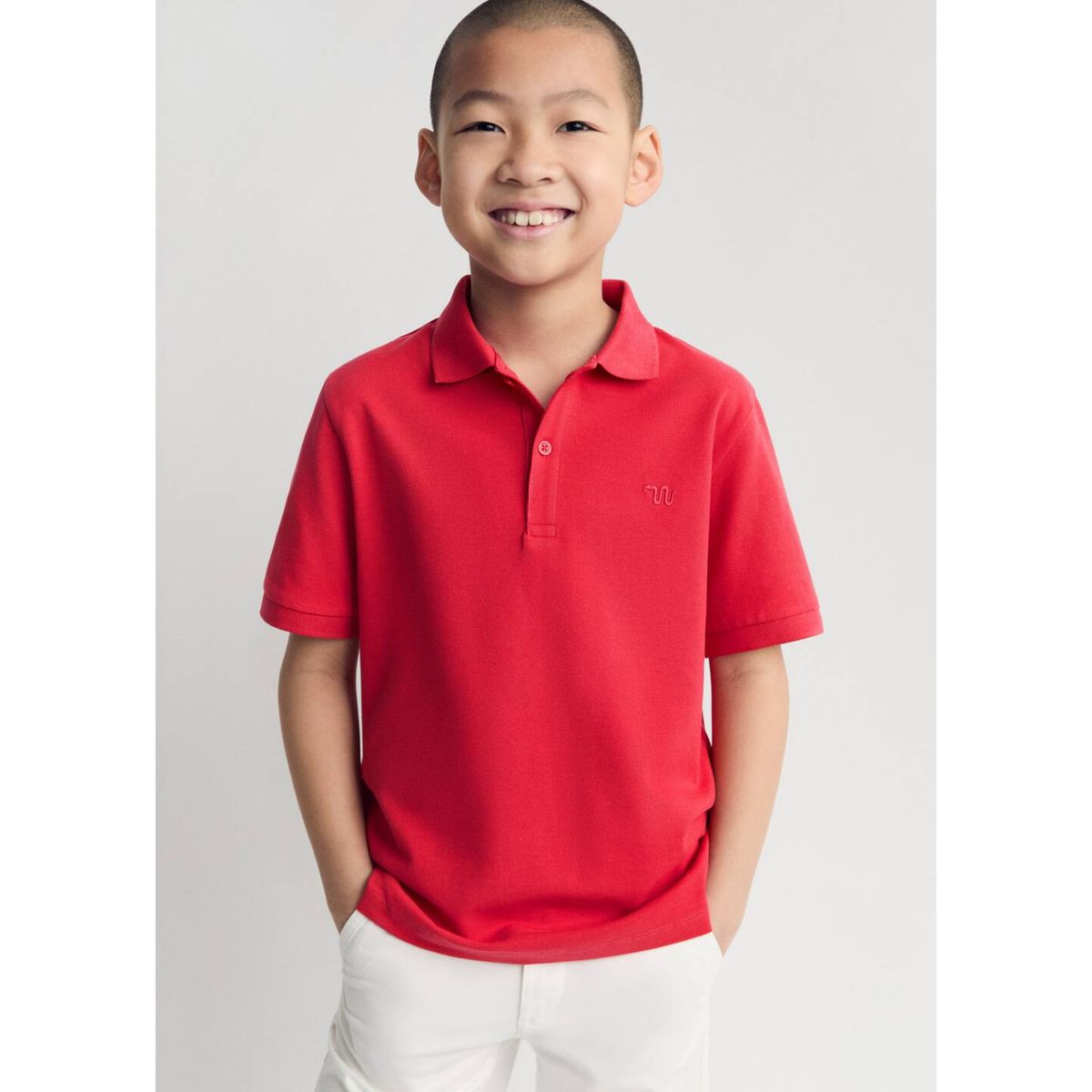 MANGO KIDS - Polo Niño Manga Corta Algodón Mango Kids