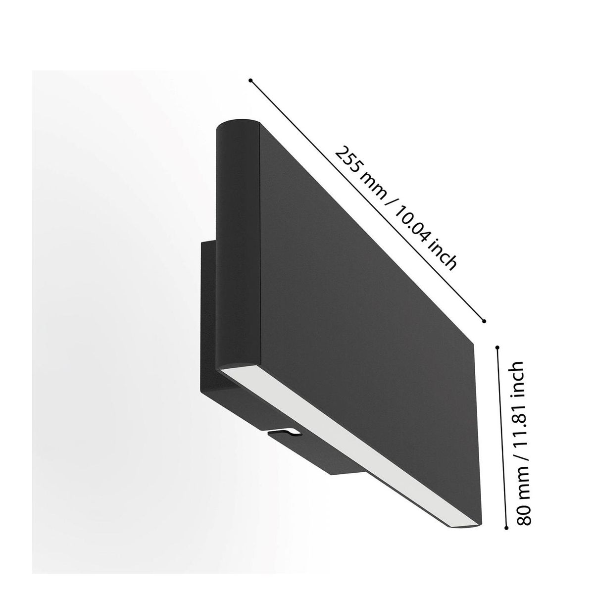 EGLO - Lamp Pared Climene 4.2w Negro