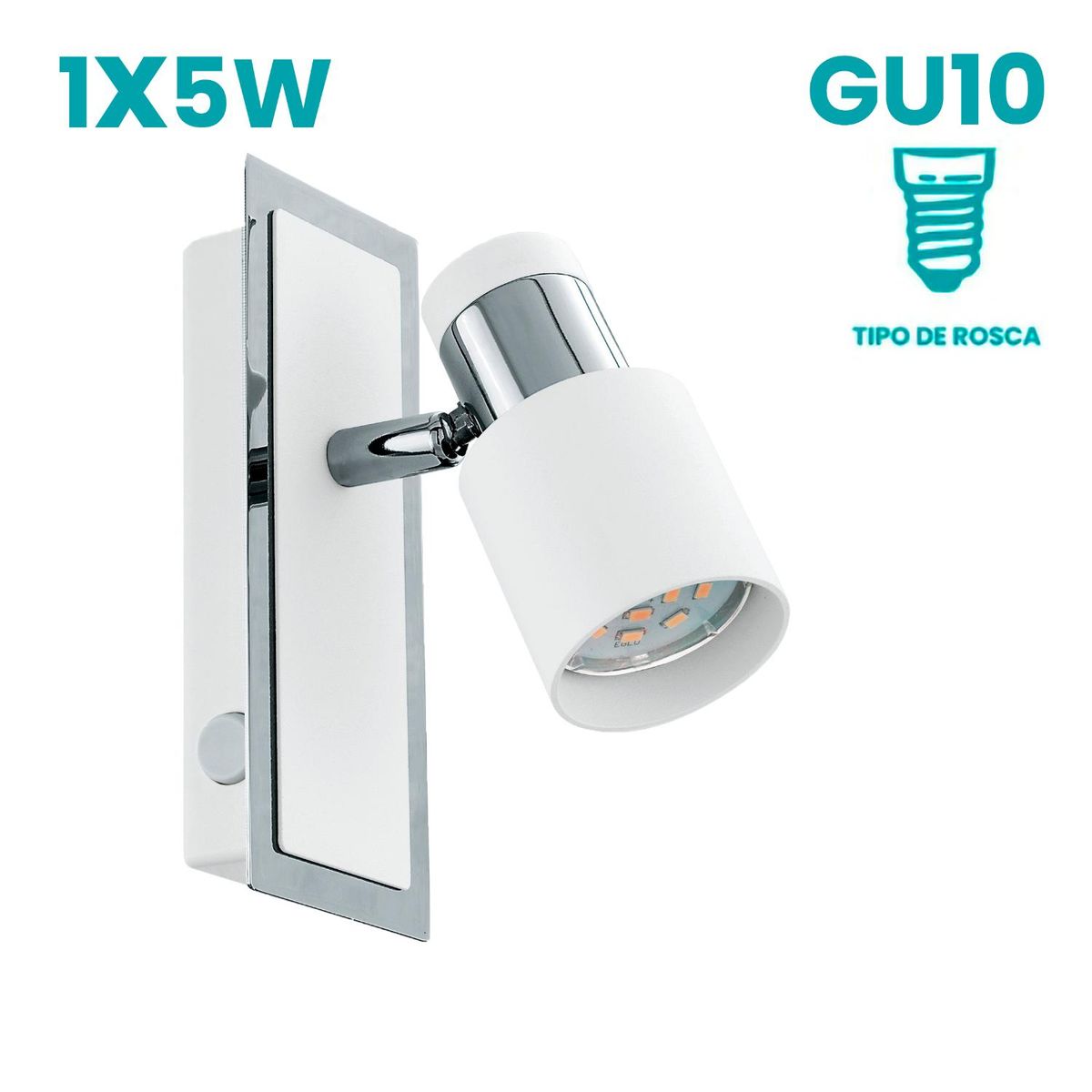 EGLO - Aplique Davida 1x5w 1x400lm