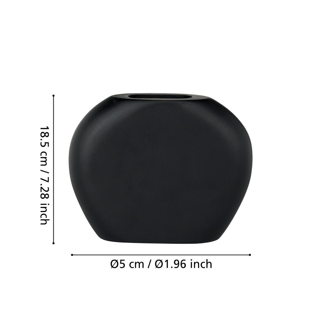 EGLO - Jarron Negro Melobody  H140