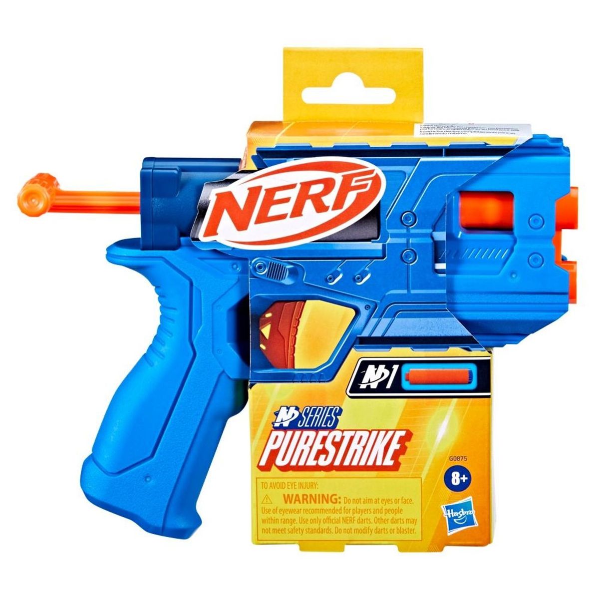 NERF - Lanzador Nerf N Series Purestrike 2 Dardos  .