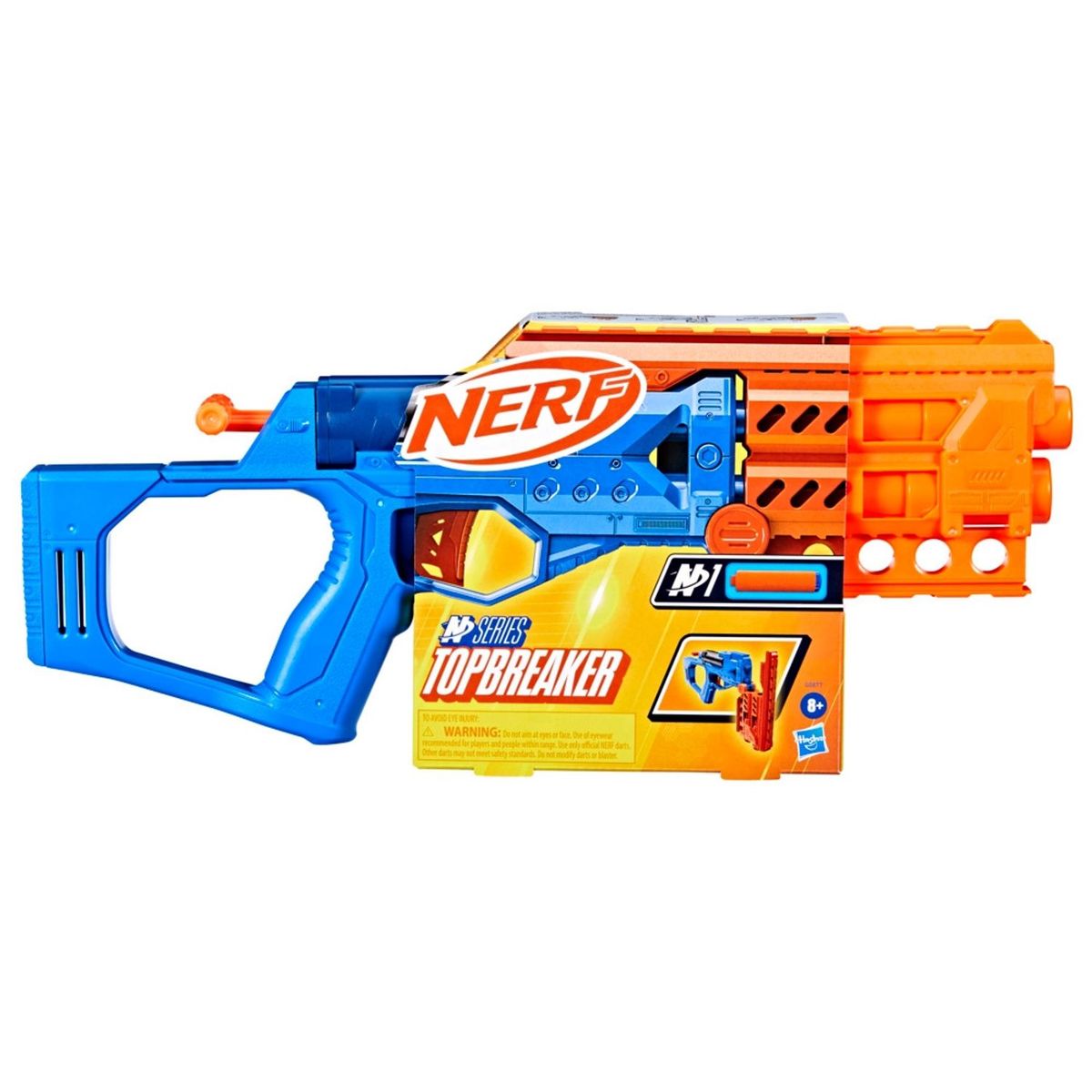 NERF - Lanzador Nerf N Series Topbreaker 4 Dardos  .