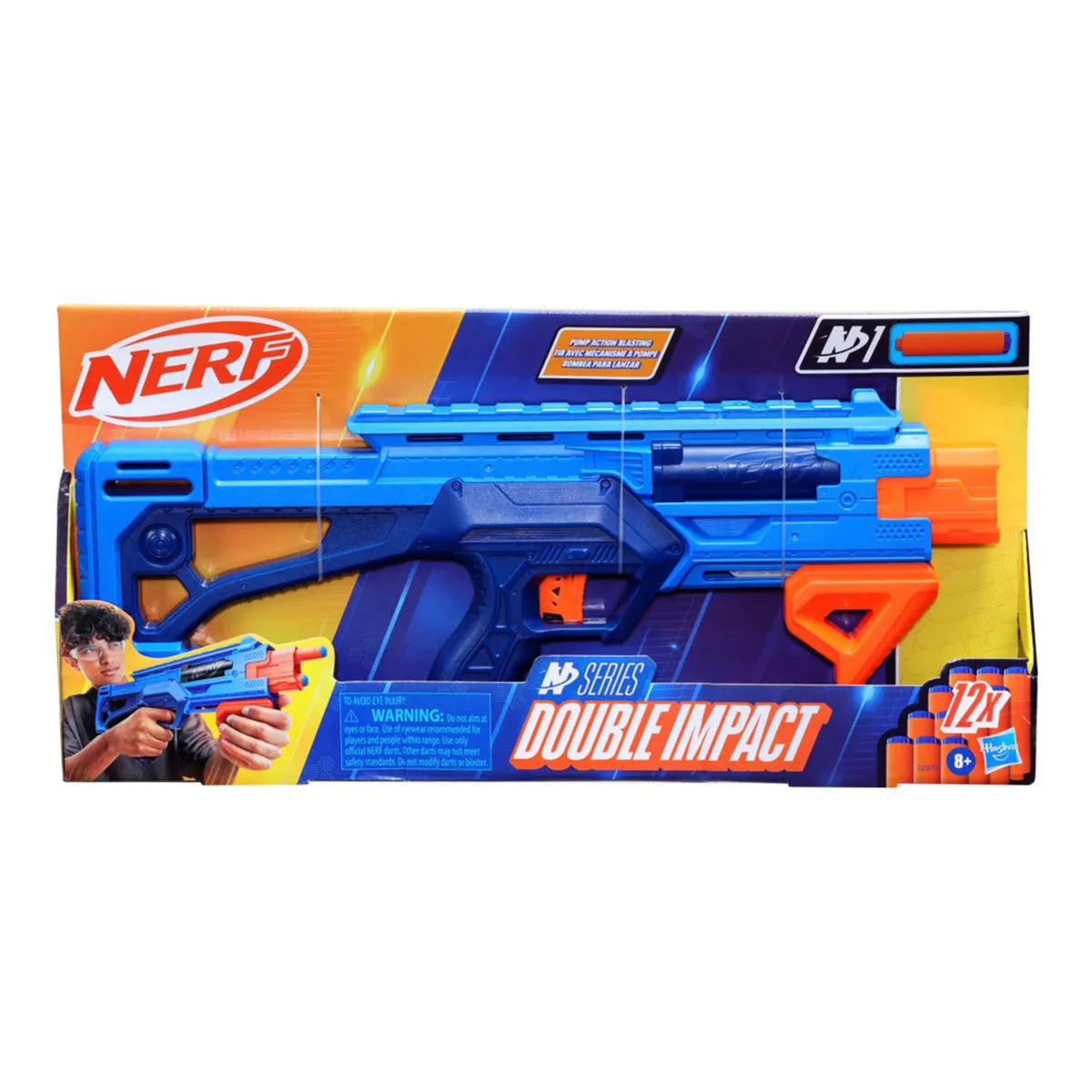 NERF - Lanzador Nerf N Series Double Impact  