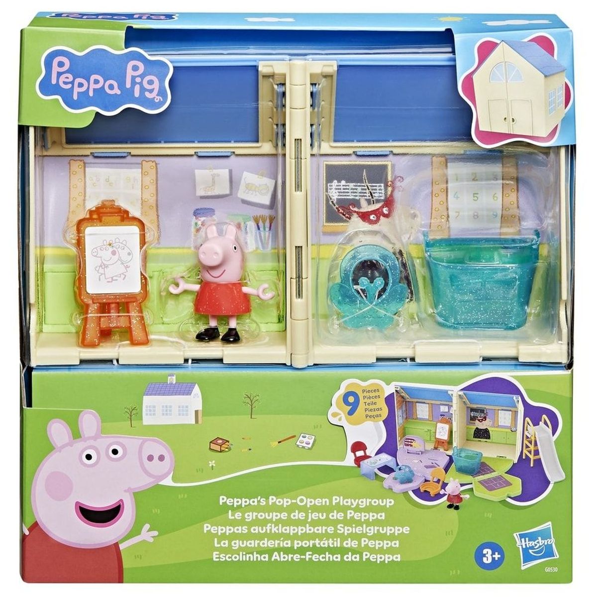 PEPPA PIG - Muñeca Peppa Pig La Guardería Portátil De Peppa  .