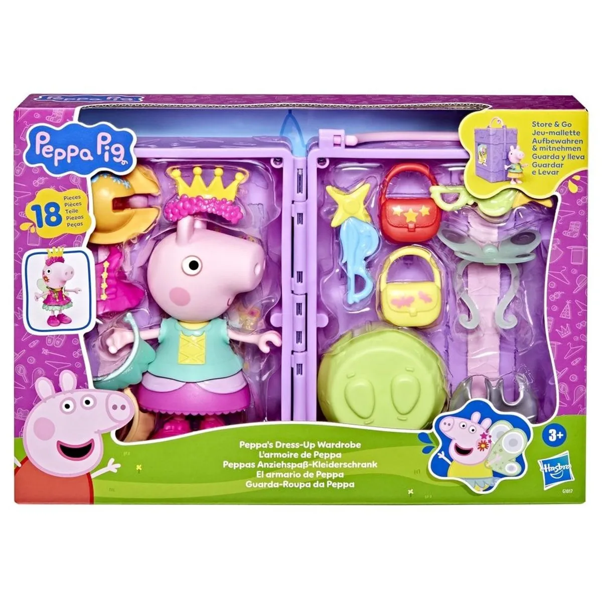 PEPPA PIG - Muñeca Peppa Pig El Armario De Peppa  .