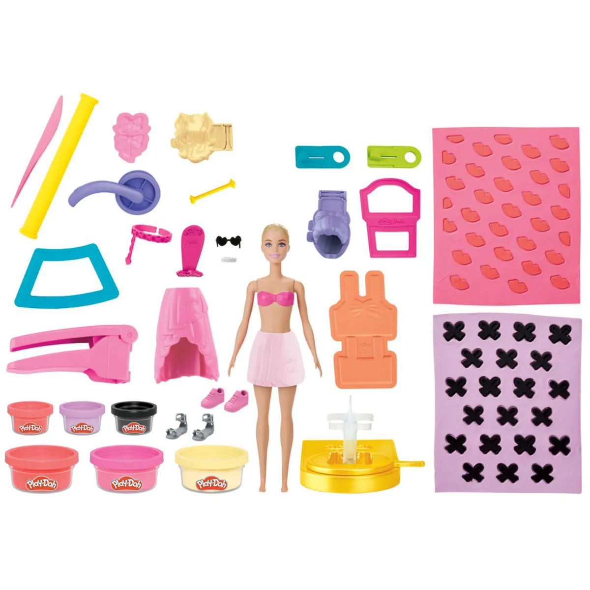 PLAY DOH - Set De Masa Moldeable Play-doh Barbie Set De Desfile De Moda Crea Ropa Para Muñecas  