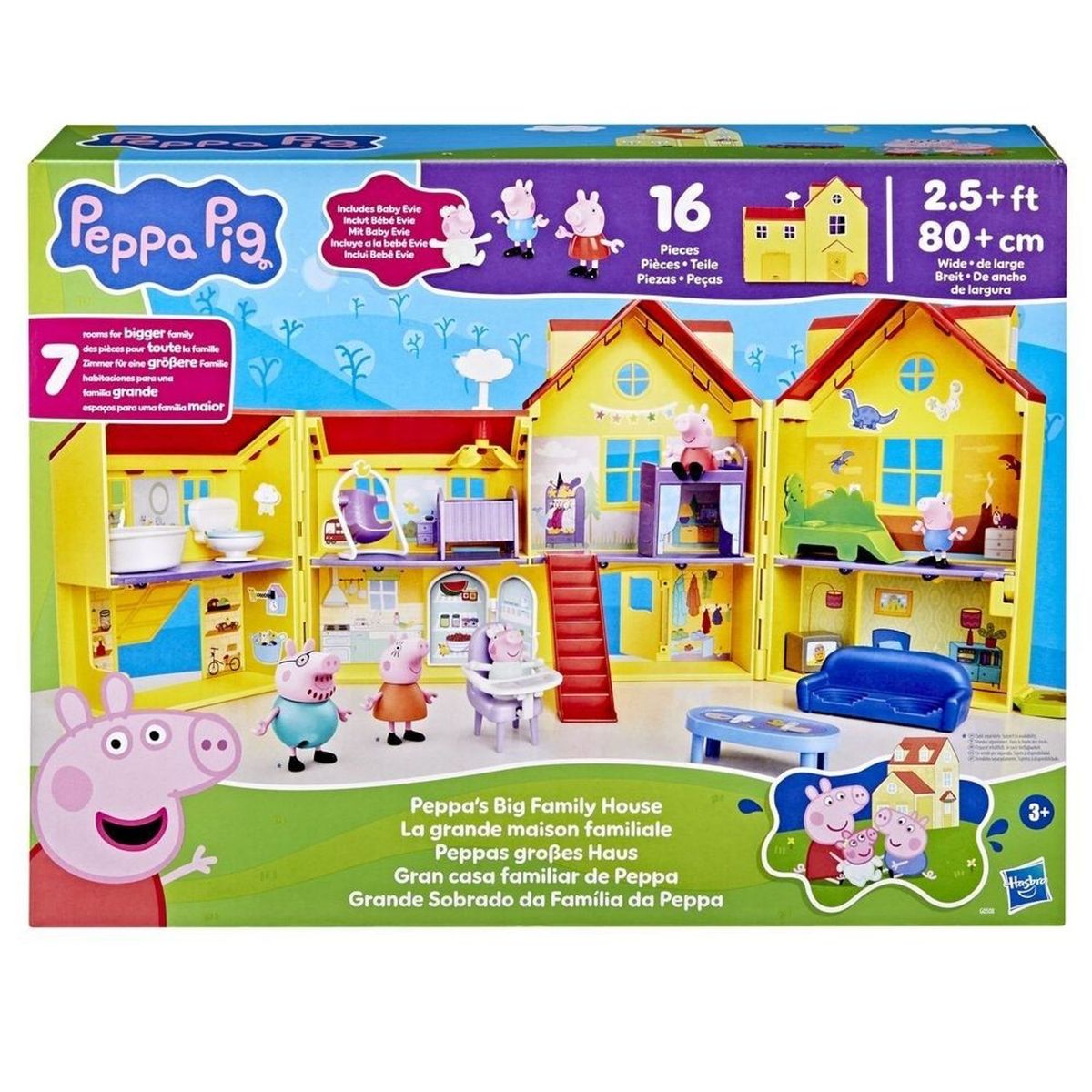 PEPPA PIG - SET DE JUEGO PEPPA PIG GRAN CASA FAMILIAR DE PEPPA