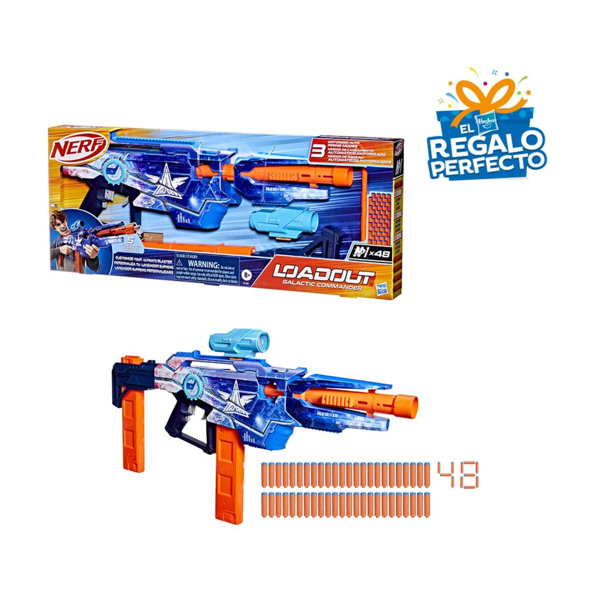 NERF - Lanzador Nerf Loadout Galactic Commander Blaster  .