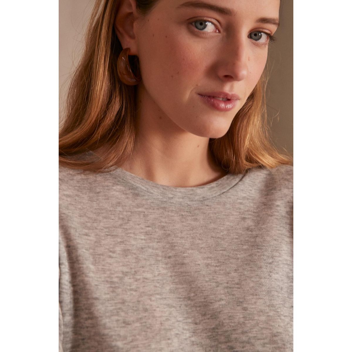 MAISON 123 - Polo Manga Larga Casual Mujer Maison 123