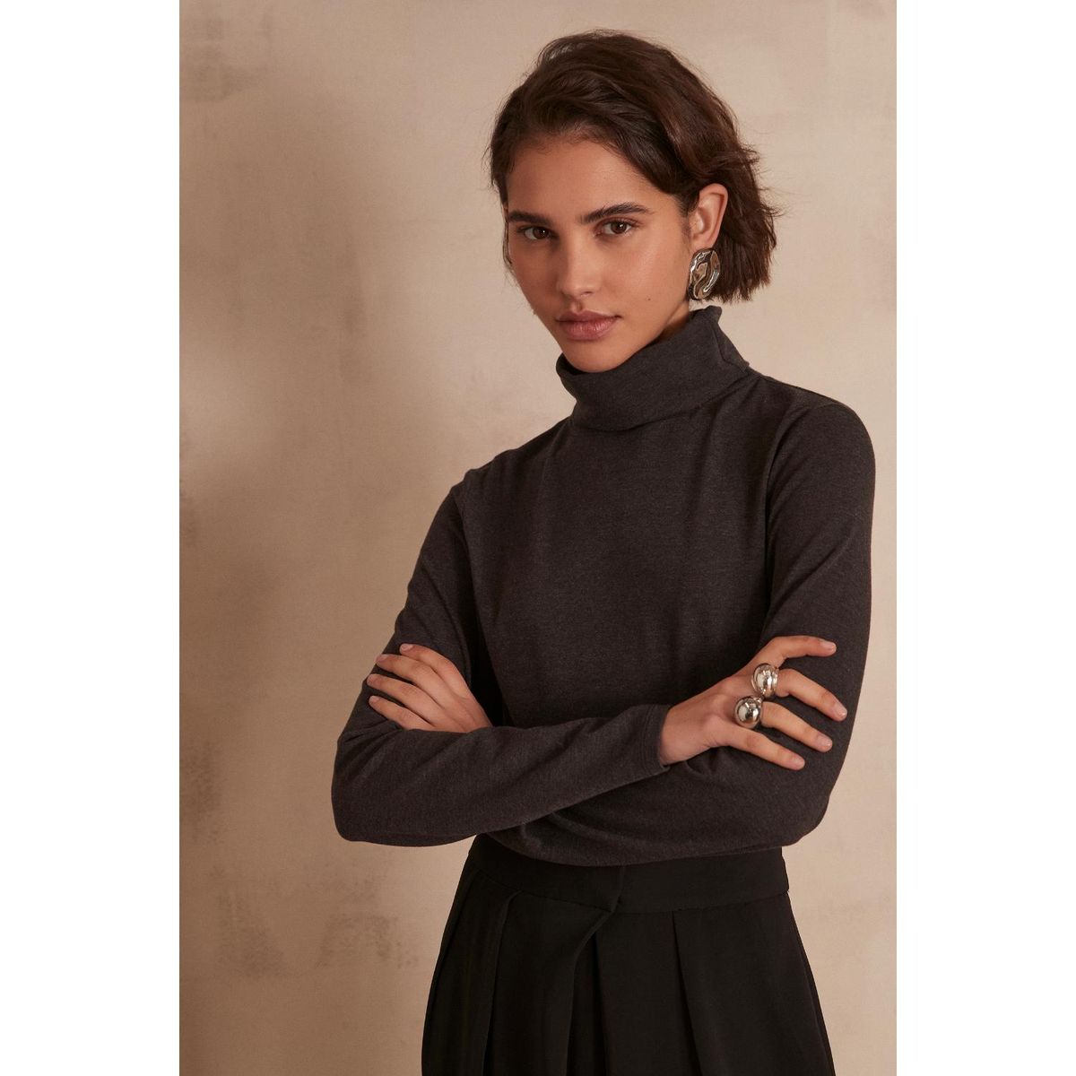 MAISON 123 - Polo Manga Larga Algodón Mujer Maison 123