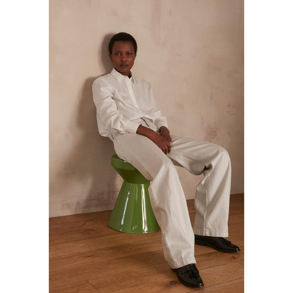 MAISON 123 - Camisa Manga Larga 100% Algodón Mujer Maison 123