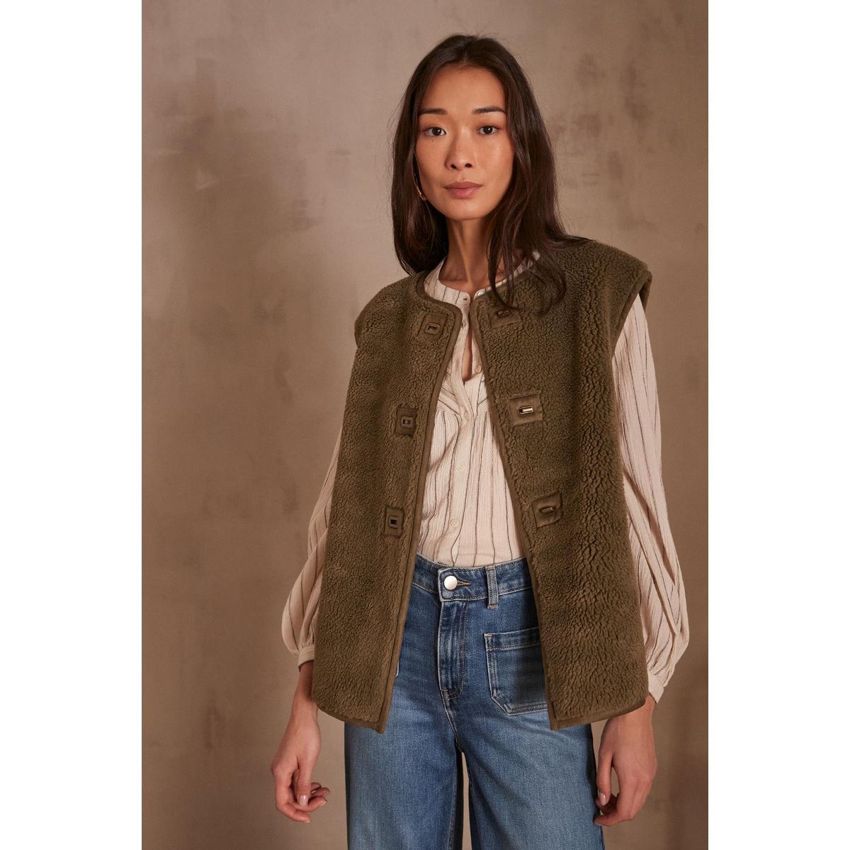 MAISON 123 - Chaleco Casual Mujer Maison 123