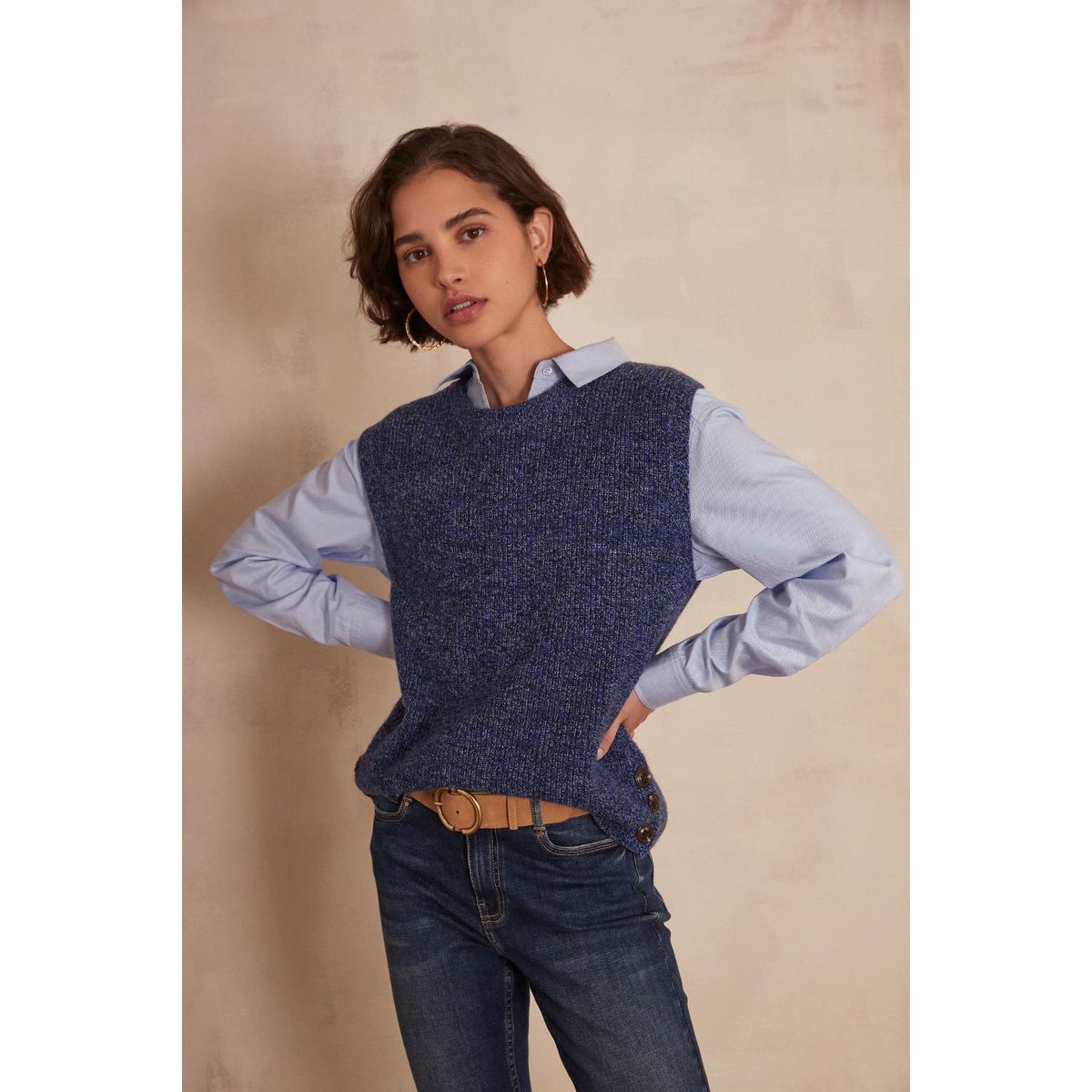 MAISON 123 - Chaleco Casual Mujer Maison 123