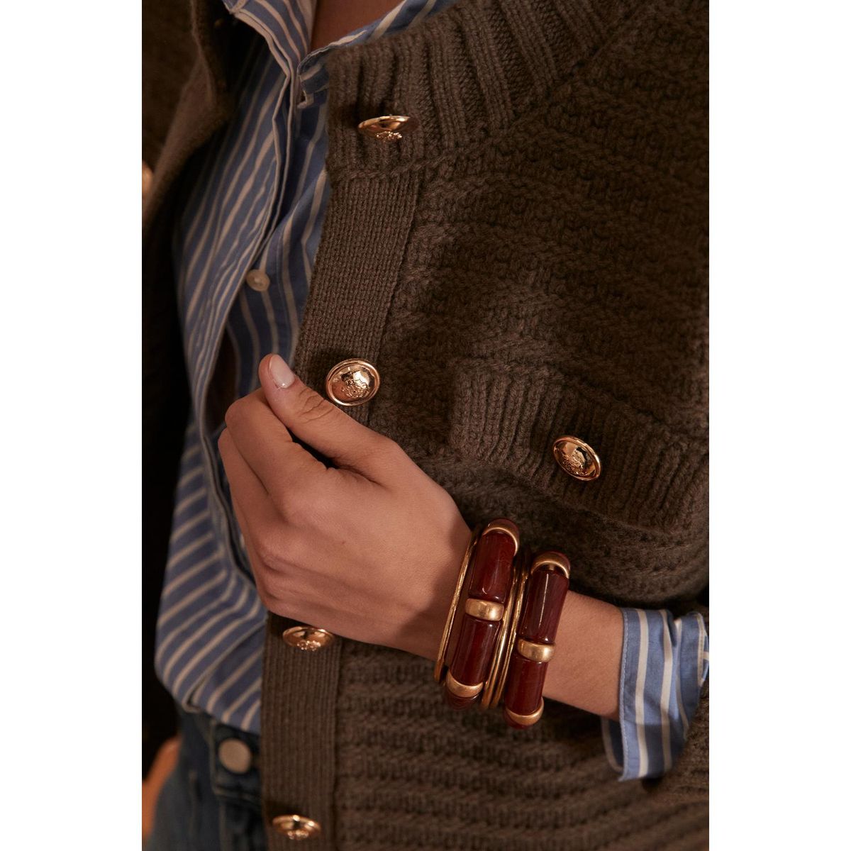 MAISON 123 - Cárdigan Casual Mujer Maison 123