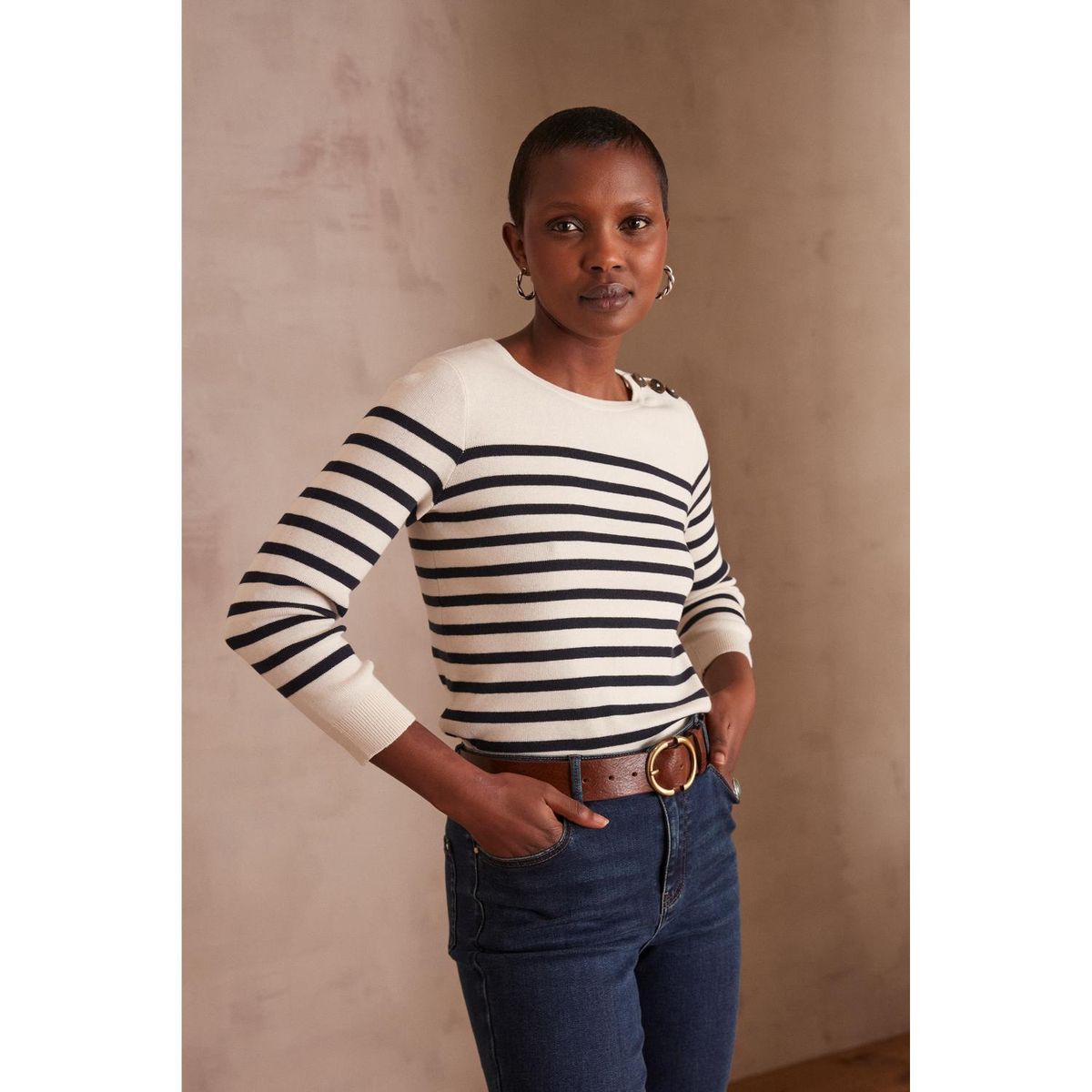 MAISON 123 - Chompa Algodón Casual Mujer Maison 123