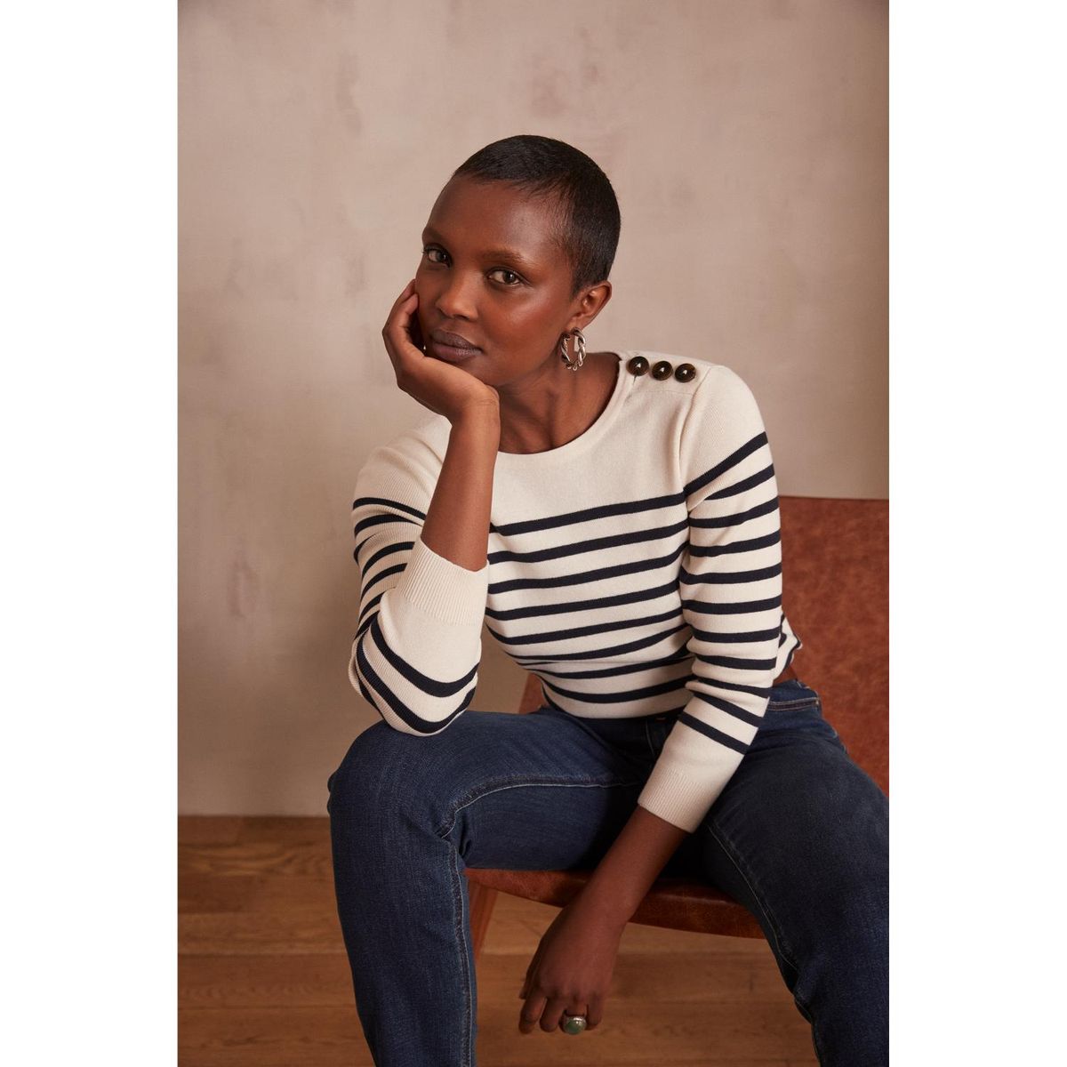 MAISON 123 - Chompa Algodón Casual Mujer Maison 123